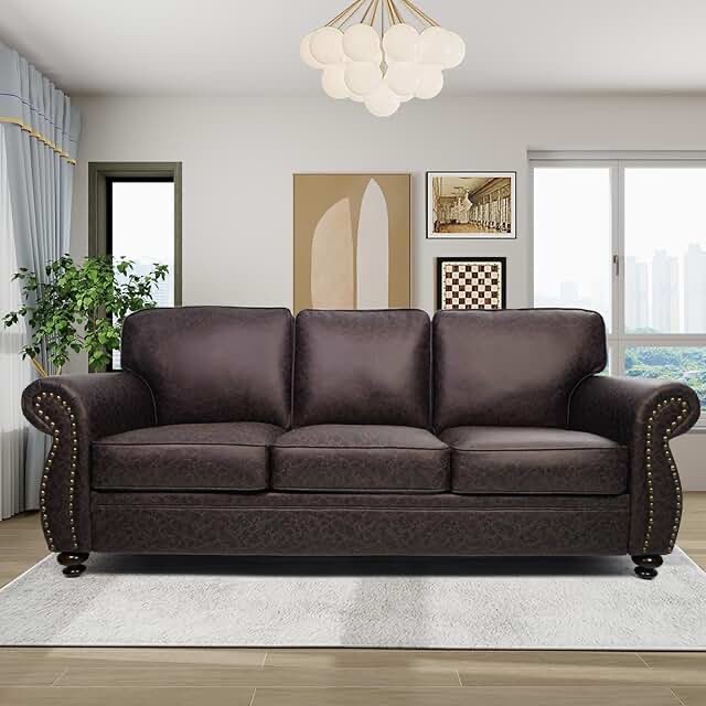 81'' Wide Rolled Arm Sofa