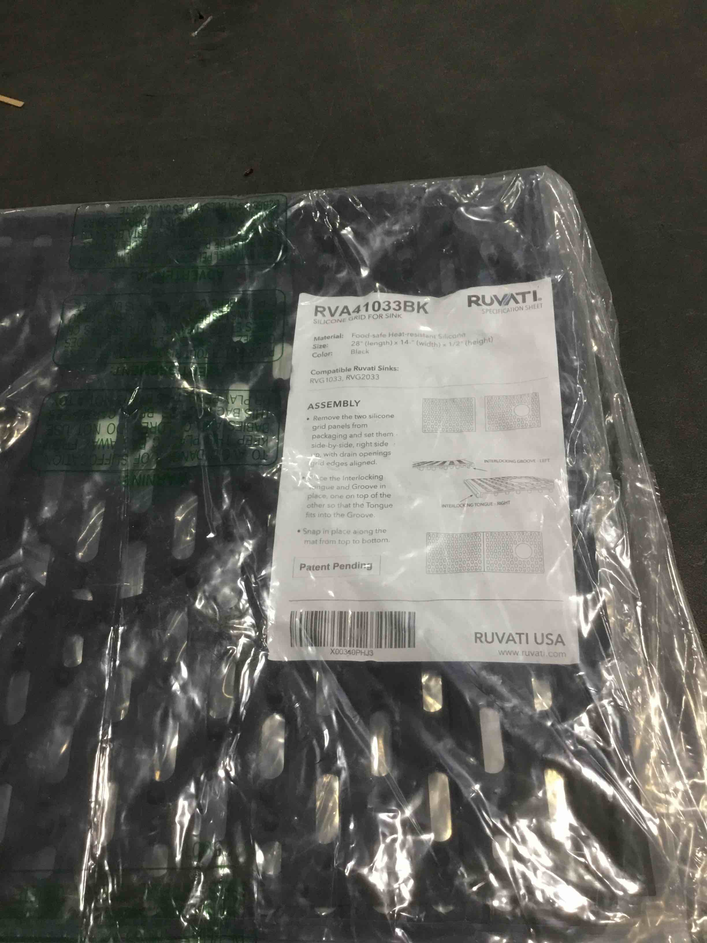 Condition photo showing As Is for Silicone Grid For Sink