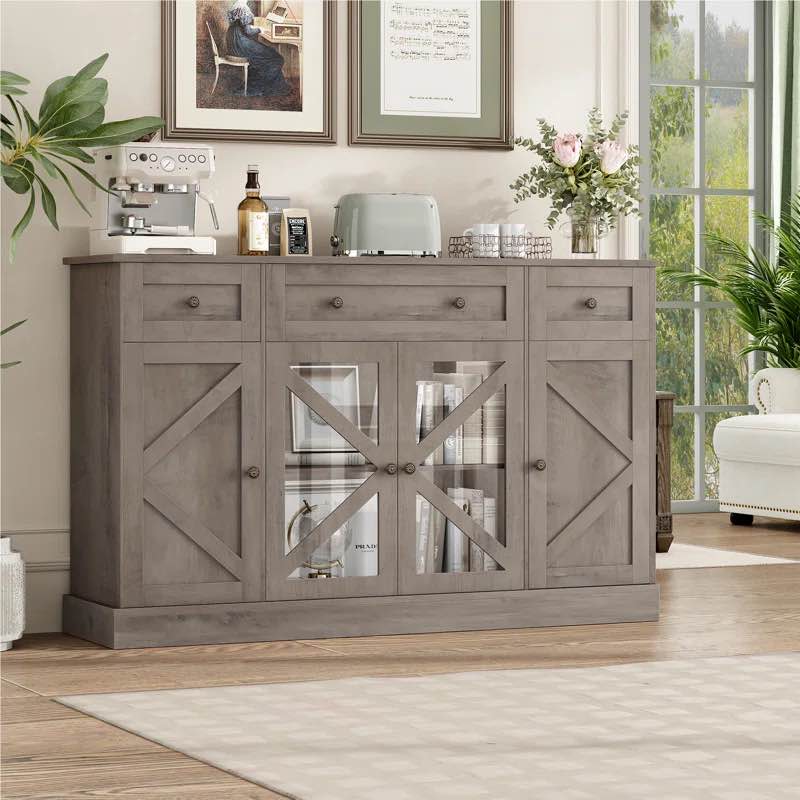 lovers 4 drawer sideboard with 3 drawers interchangeable doors