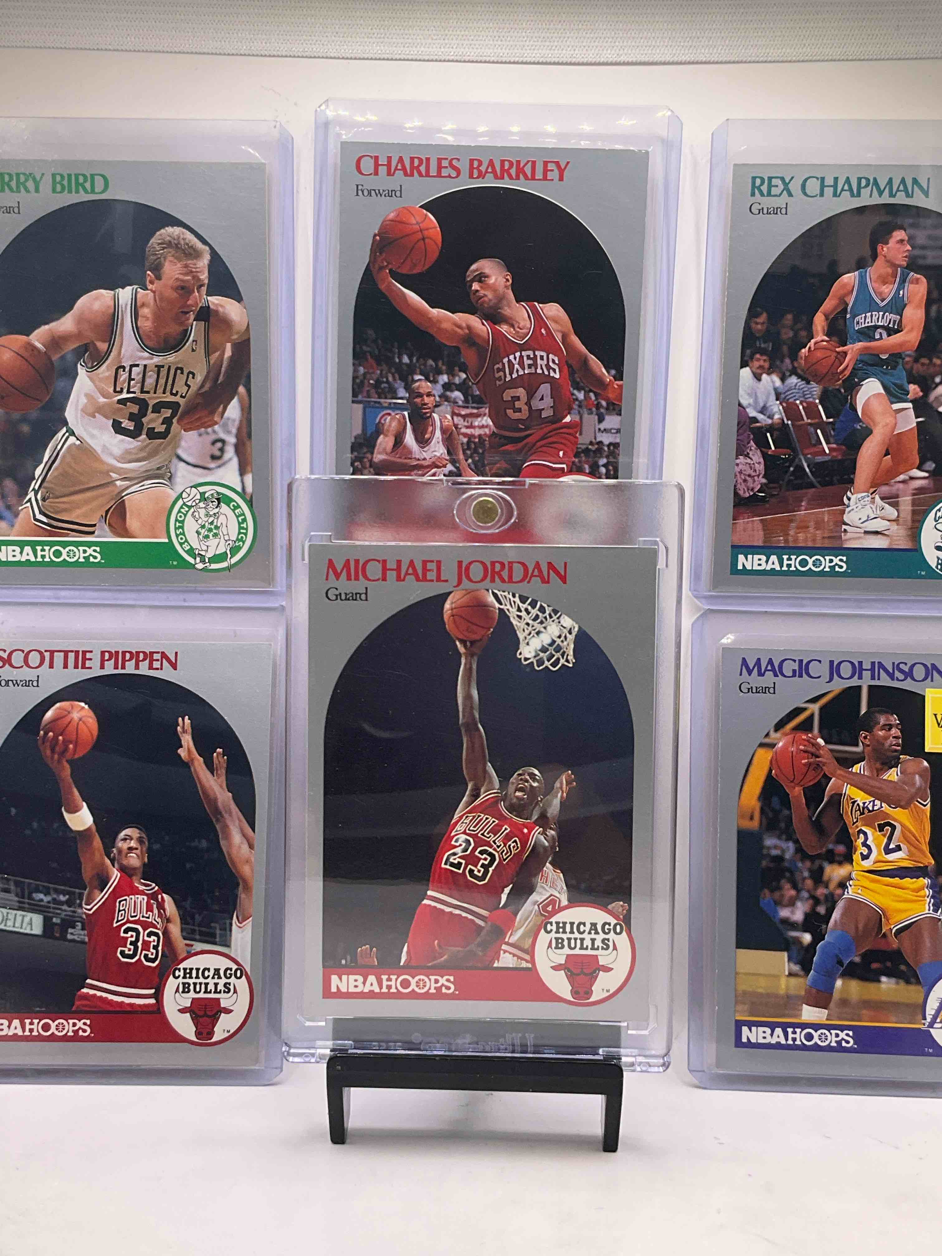 Michael Jordan! 1990 NBA HOOPS 50 Card Basketball! The BEST Cards From The Year! Michael Jordan, Scottie Pippen, Charles Barkley, Larry Bird, Magic Johnson, Rex Chapman, All Star Cards & So Many More! All Stars, Hall Of Famers, Champions & More, The Perfect Mix Of Miscellaneous ‘90 NBA Variety!