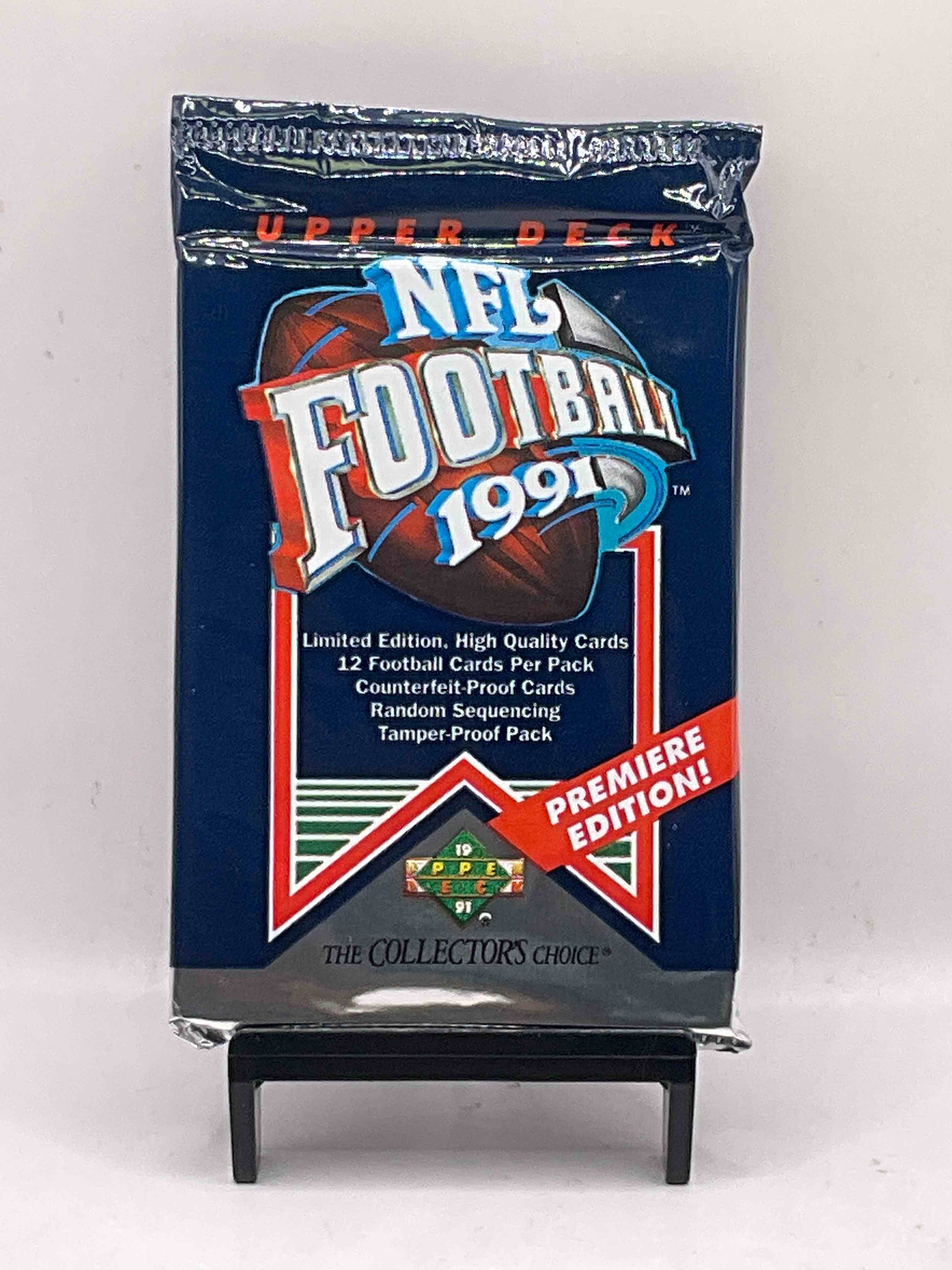 Rare & Vintage! 1991 Upper Deck Unopened NFL Football Packs! Direct From Original Box! Brett Favre Rookie Year! Search For Brett Favre Rookie & Other 80s Stars!