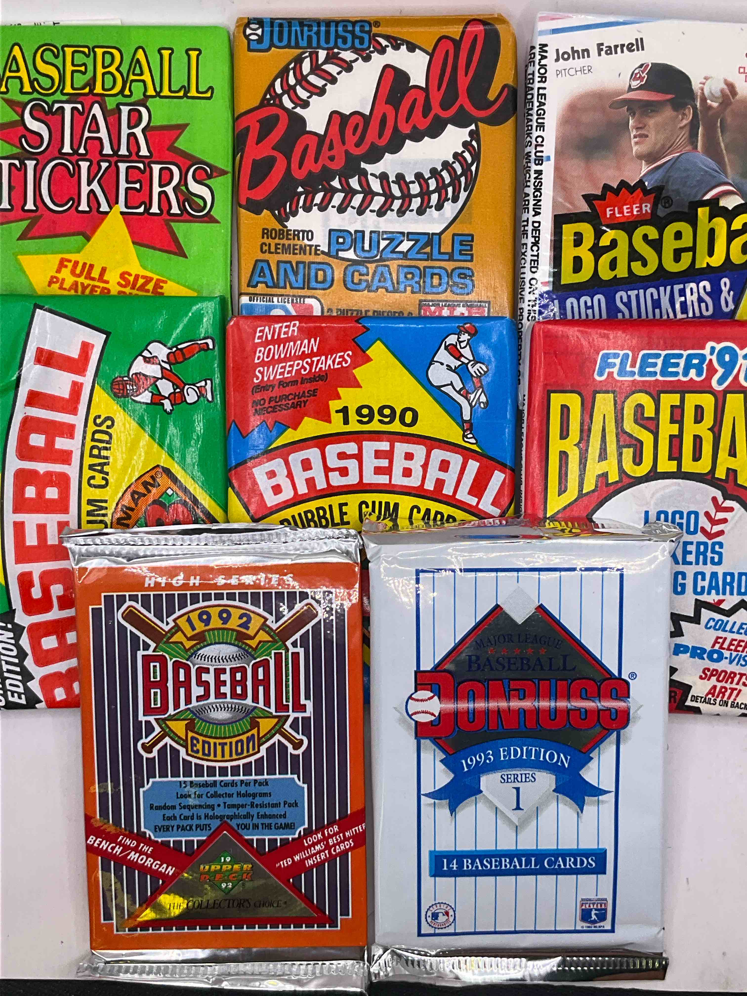1986-1993 Baseball, Ever Year In Between! 1986 Fleer, 1987 Donruss, 1988 Fleer, 1989 Bowman, 1990 Bowman, 1991 Fleer, 1992 Upper Deck & 1993 Donruss! No Way!