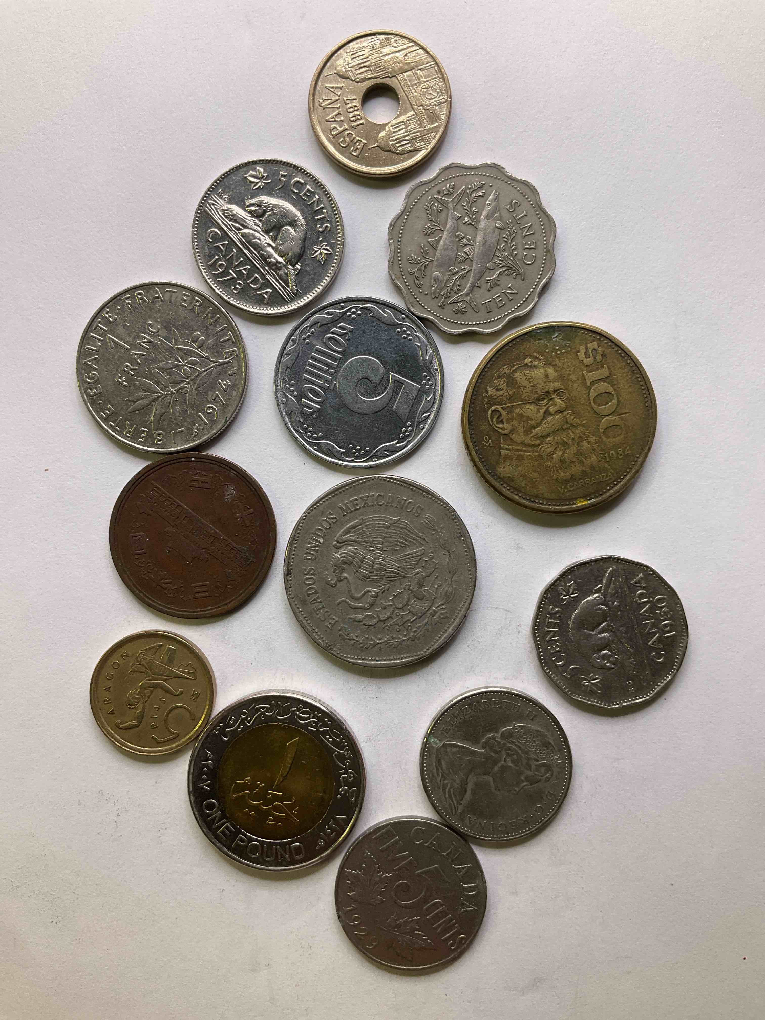 World Coins, Antique & Vintage! Each Lot Unique! Many Different Years, Countries, Sizes & Exotic Places. This Cool Collection Of Antique Coins From Around The World Is Loads Of Fun! Have Fun Identifying Each Coin & Country As A great Educational Tool! A Great Investment Too!