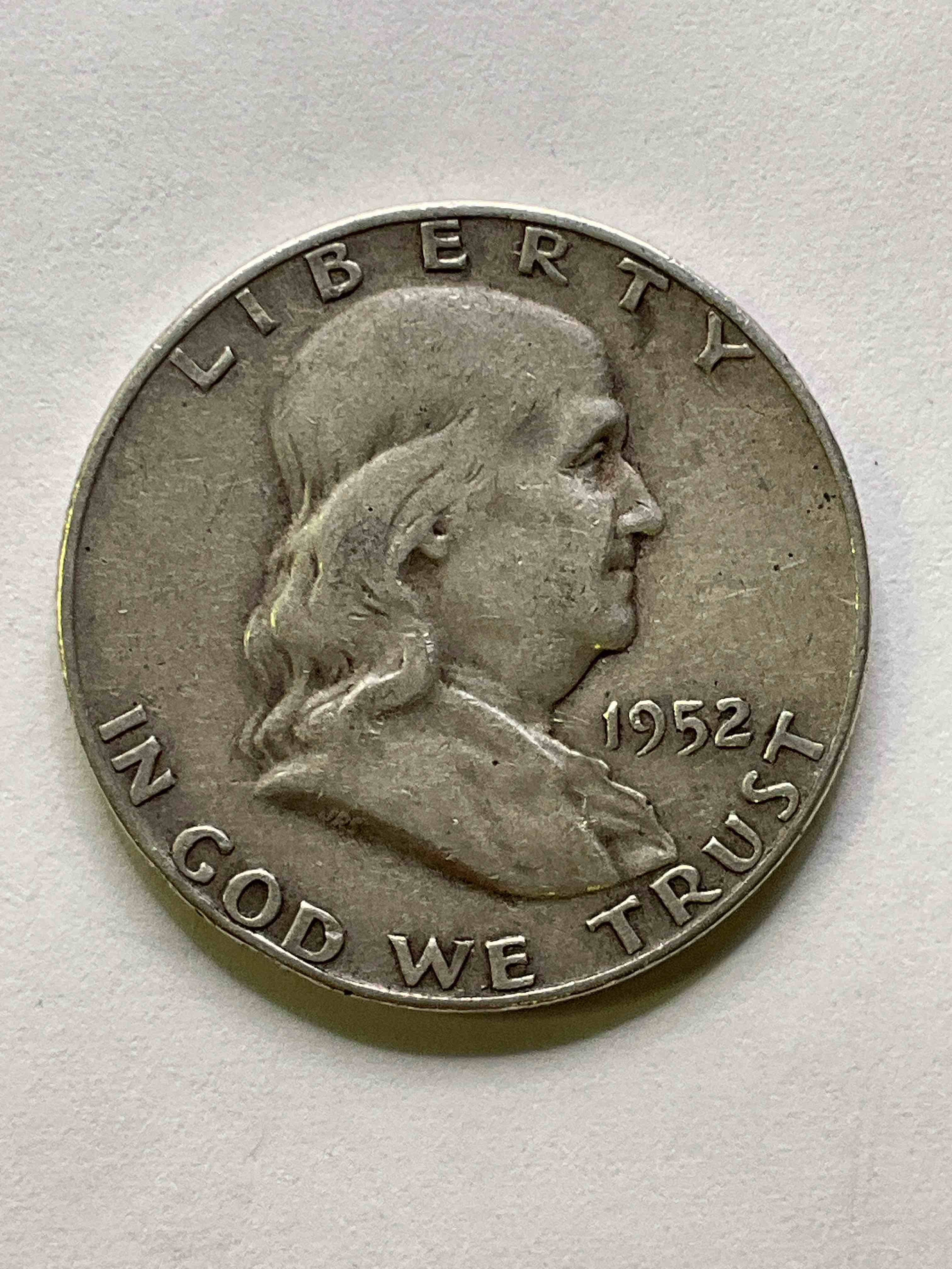 Ben Franklin Silver! Pre 1965 Silver U.S. Half Dollar Coins! Before 1965 American Half Dollars Were Actually Silver, Here Are Rare 1952 & 1963 Versions In Excellent, Circulated Condition! Great For Investing In Precious Metals! These Heavy Half Dollars Were Minted At 90% Silver and 10% Copper, Giving Them A Net Weight Of 36169 Ounces Of Pure Silver Per Coin! Very Rare In This Great Condition!
