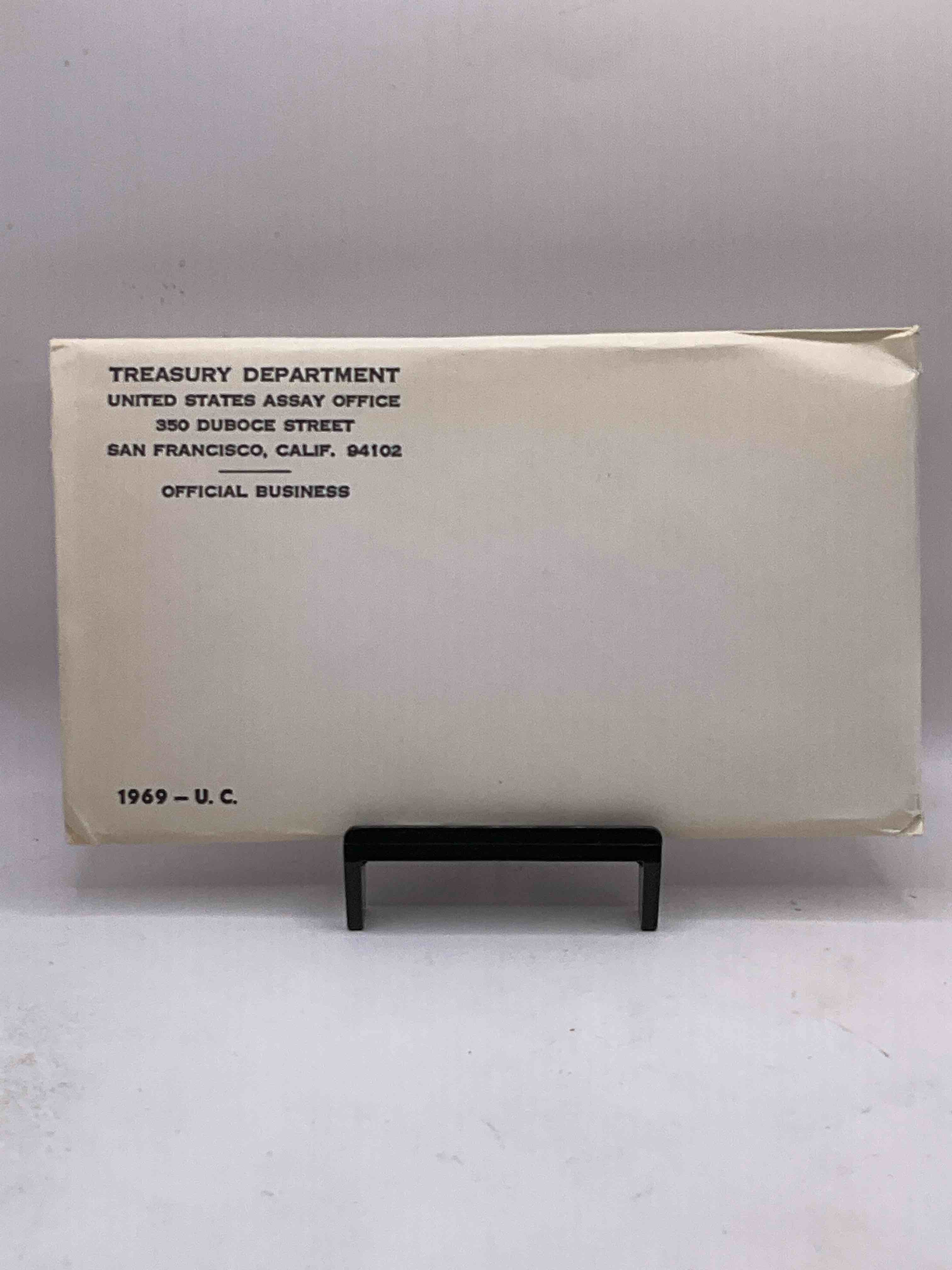 1969 Moon Landing History! Year Of The Moon Landing, Includes Silver! Check Out This 1969 Uncirculated Mint Set Issued From The U.S. Mint, Still In Its Original Envelope From The U.S. Treasury! Set Includes Both Mint Sets For 1969, Philadelphia & Denver! The Included Kennedy Half Dollar Is 40% Silver! Includes Each Coin Minted For That Year & Also An Exclusive Philly & Denver Mint Token. An Awesome Collectable!