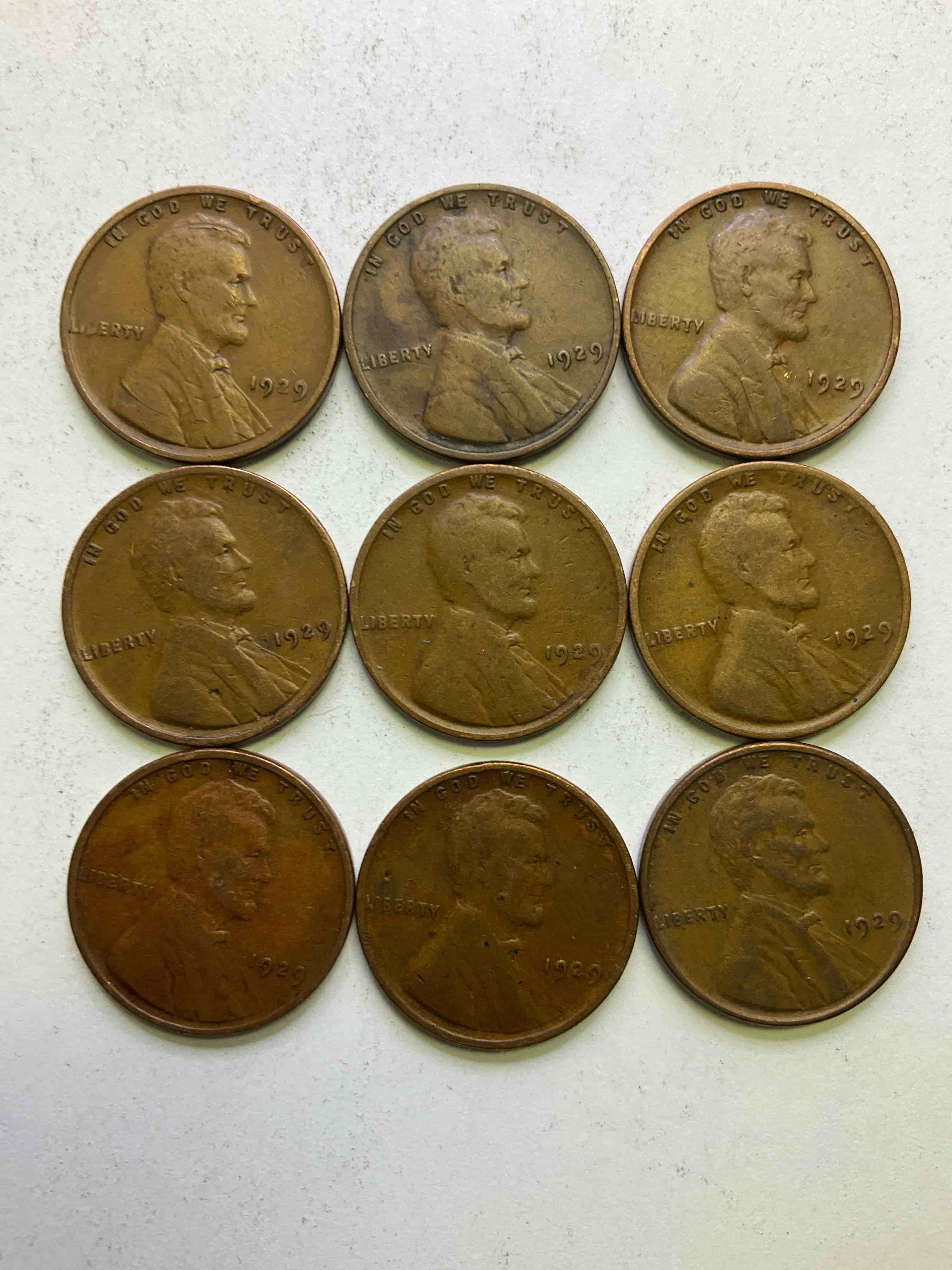 1929, The Year Of Infamy! Here Are RARE Pennies From 1929, The Year The Stock Market Crashed That Ended The Roaring Twenties & Entered America Into The Great Depression. These Gorgeous Pennies Are In Great, Circulated Condition For Their Age & Have Visible Dates. Own A Piece Of History From A Year That Will Live In Infamy!