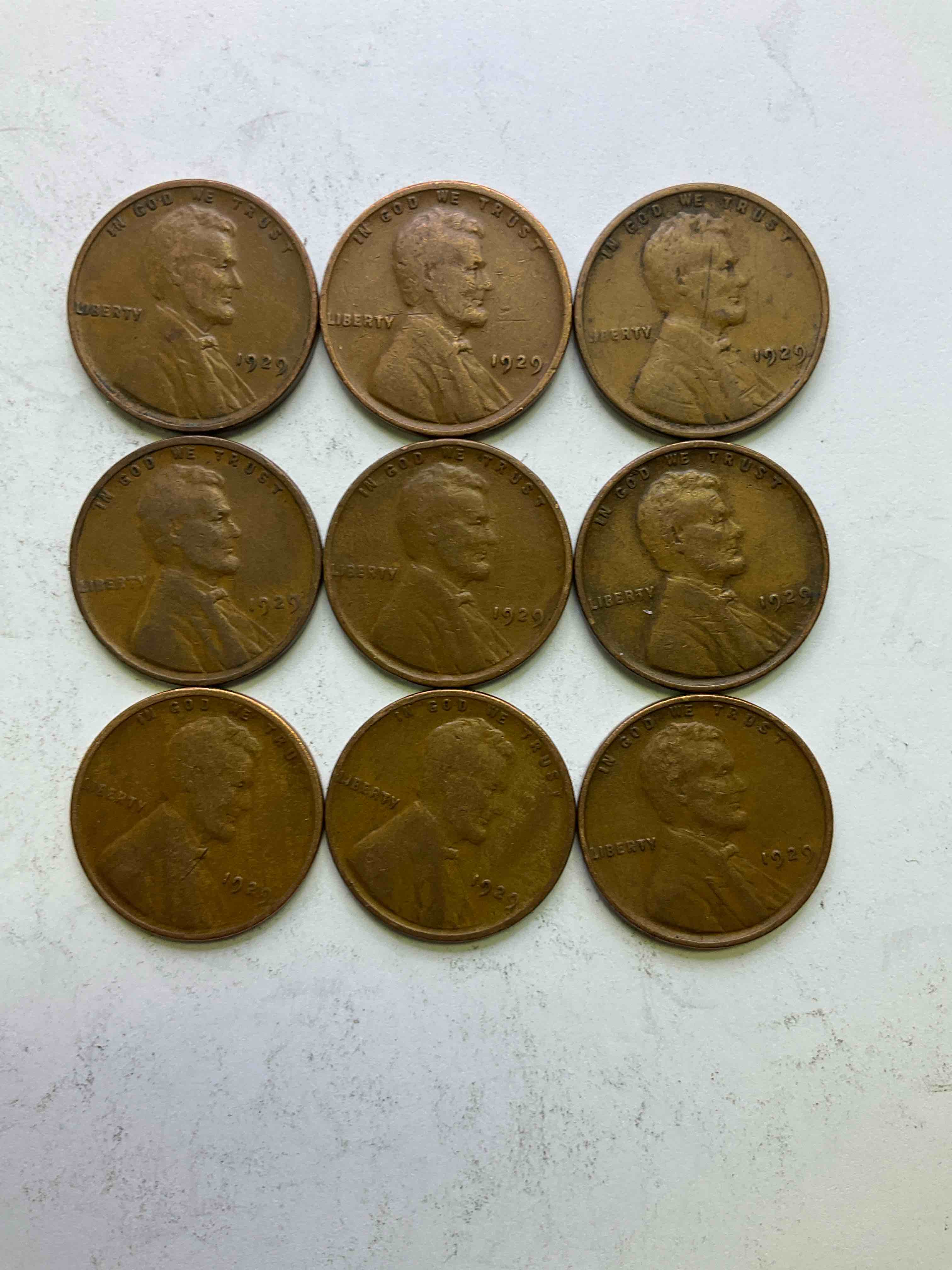 1929, The Year Of Infamy! Here Are RARE Pennies From 1929, The Year The Stock Market Crashed That Ended The Roaring Twenties & Entered America Into The Great Depression. These Gorgeous Pennies Are In Great, Circulated Condition For Their Age & Have Visible Dates. Own A Piece Of History From A Year That Will Live In Infamy!