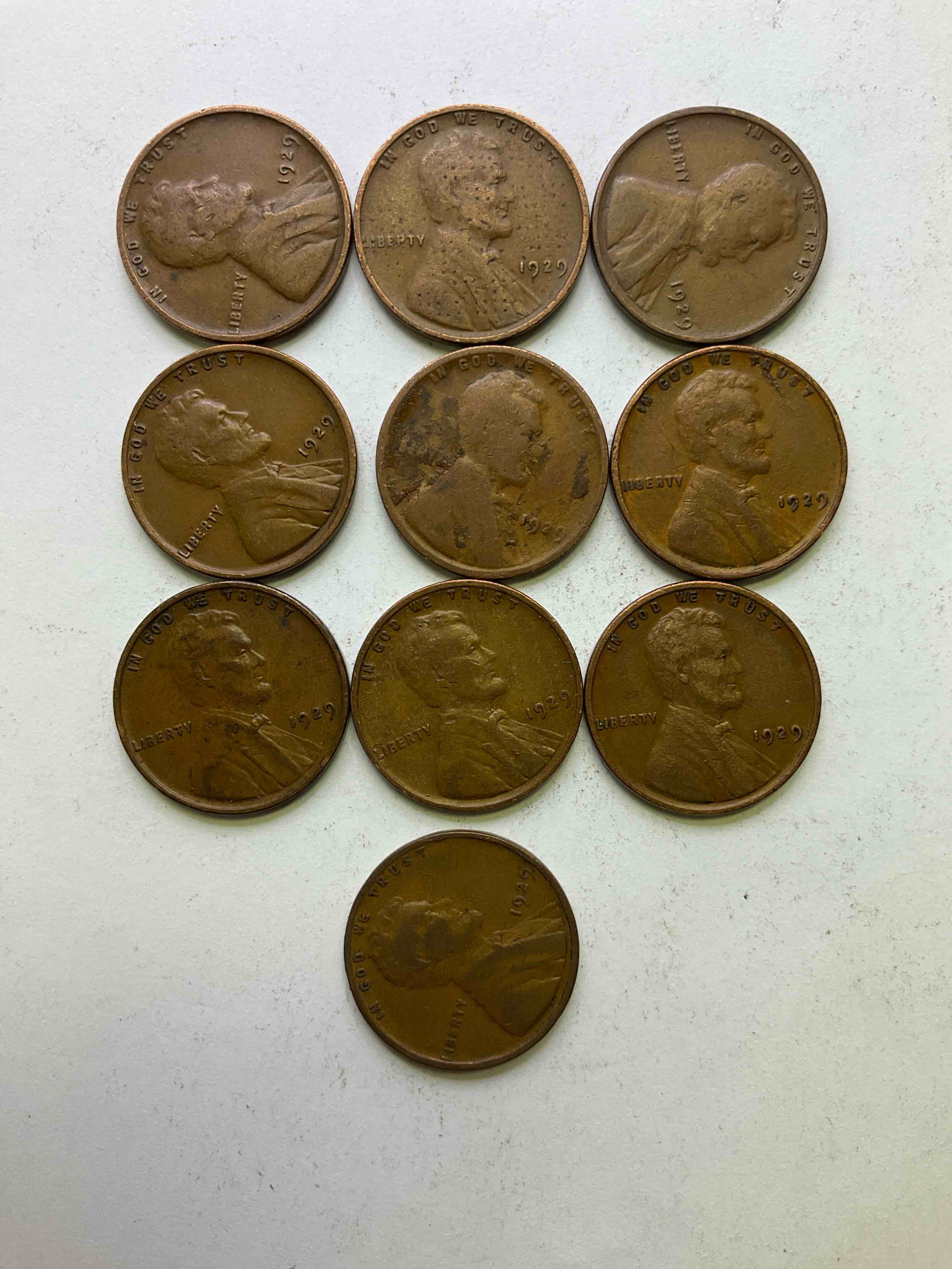 1929, The Year Of Infamy! Here Are RARE Pennies From 1929, The Year The Stock Market Crashed That Ended The Roaring Twenties & Entered America Into The Great Depression. These Gorgeous Pennies Are In Great, Circulated Condition For Their Age & Have Visible Dates. Own A Piece Of History From A Year That Will Live In Infamy!