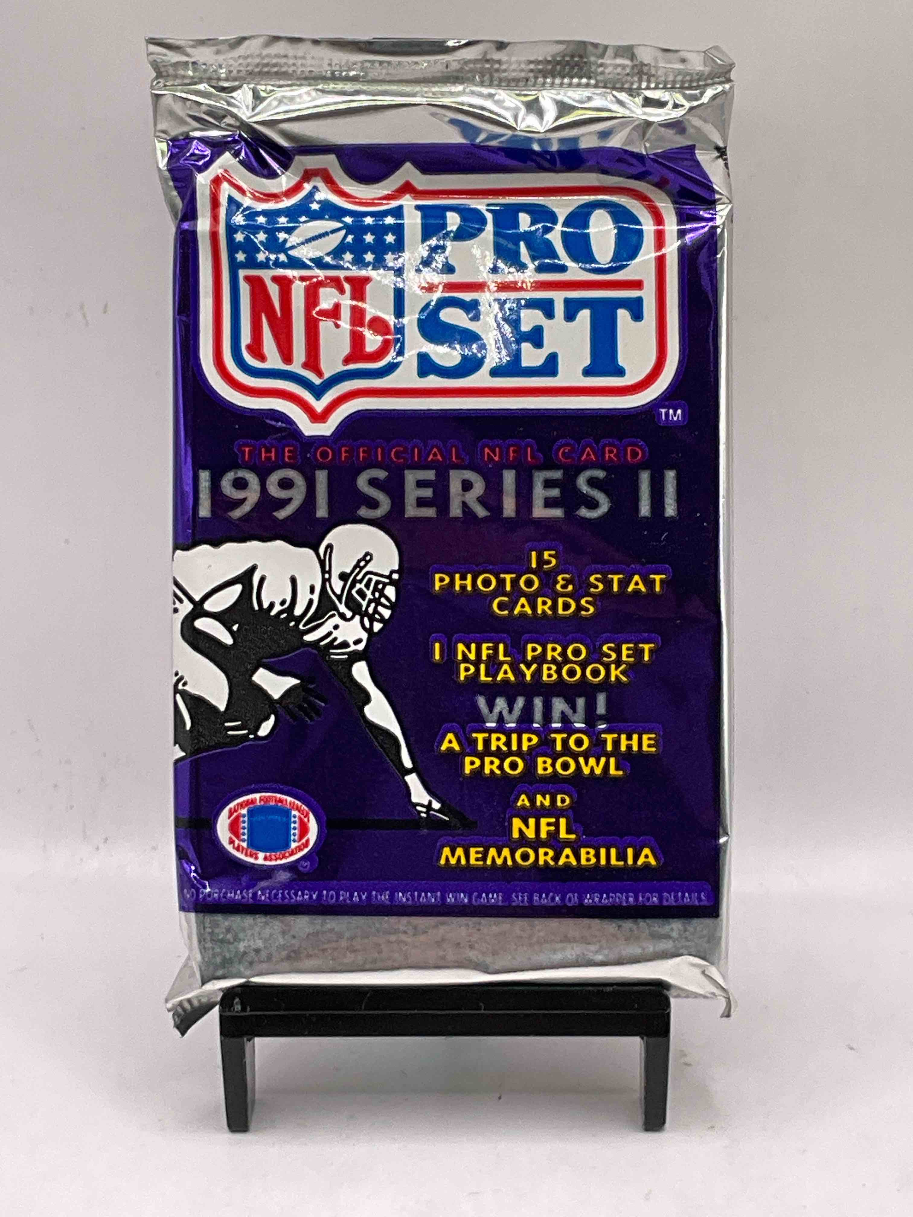 Wow! 1991 Pro Set Football Sealed Card Pack, Direct From Original Retail Case! Highly Sought After By Collectors As This Year Is Loaded With High Profile Cards! Search For Cards From Barry Sanders, Deion Sanders, Troy Aikman, Michael Irvin & Much More! Getting Hard To Find!