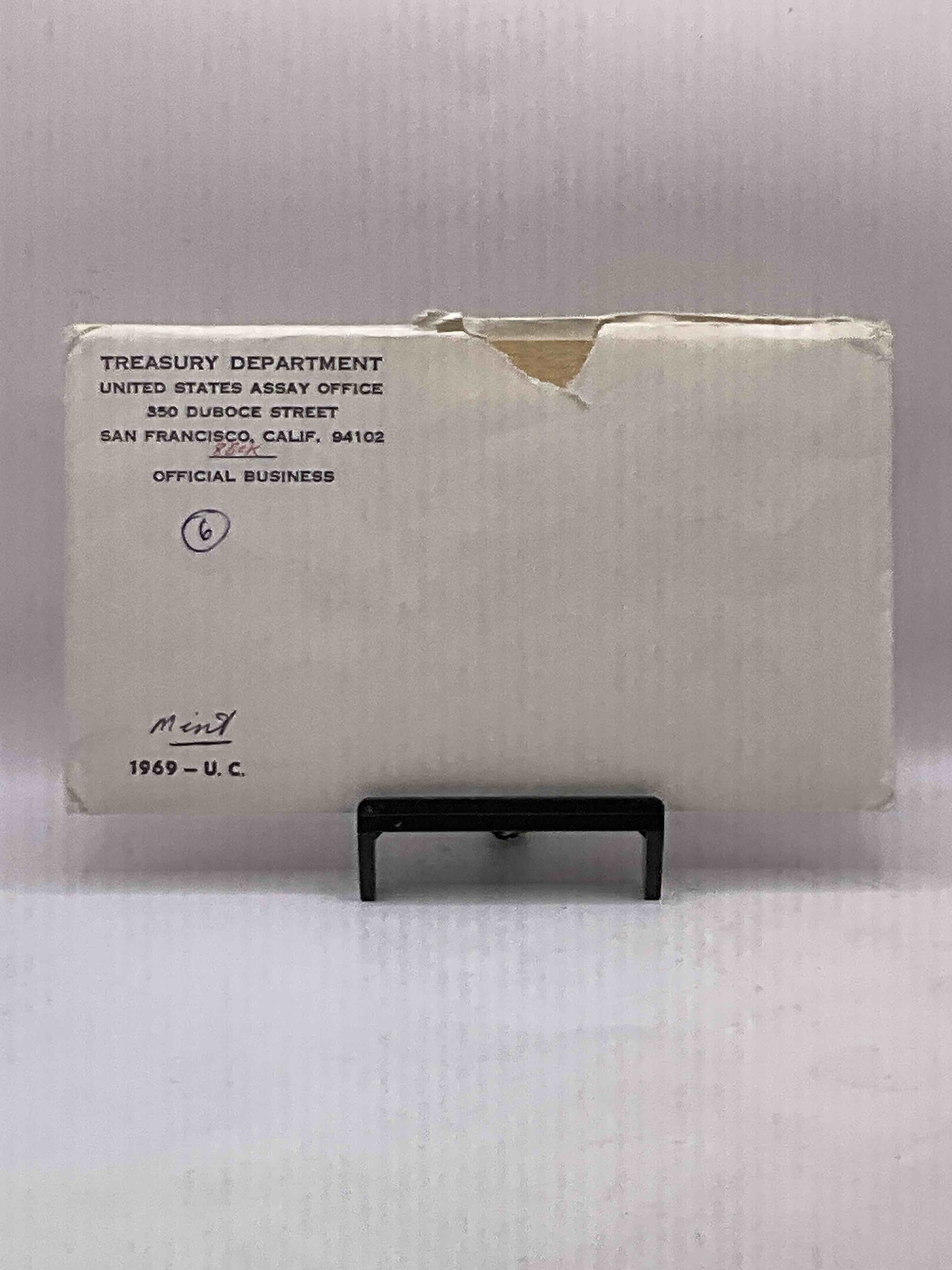 1969 Moon Landing History! Year Of The Moon Landing, Includes Silver! Check Out This 1969 Uncirculated Mint Set Issued From The U.S. Mint, Still In Its Original Envelope From The U.S. Treasury! Set Includes Both Mint Sets For 1969, Philadelphia & Denver! The Included Kennedy Half Dollar Is 40% Silver! Includes Each Coin Minted For That Year & Also An Exclusive Philly & Denver Mint Token. An Awesome Collectable!