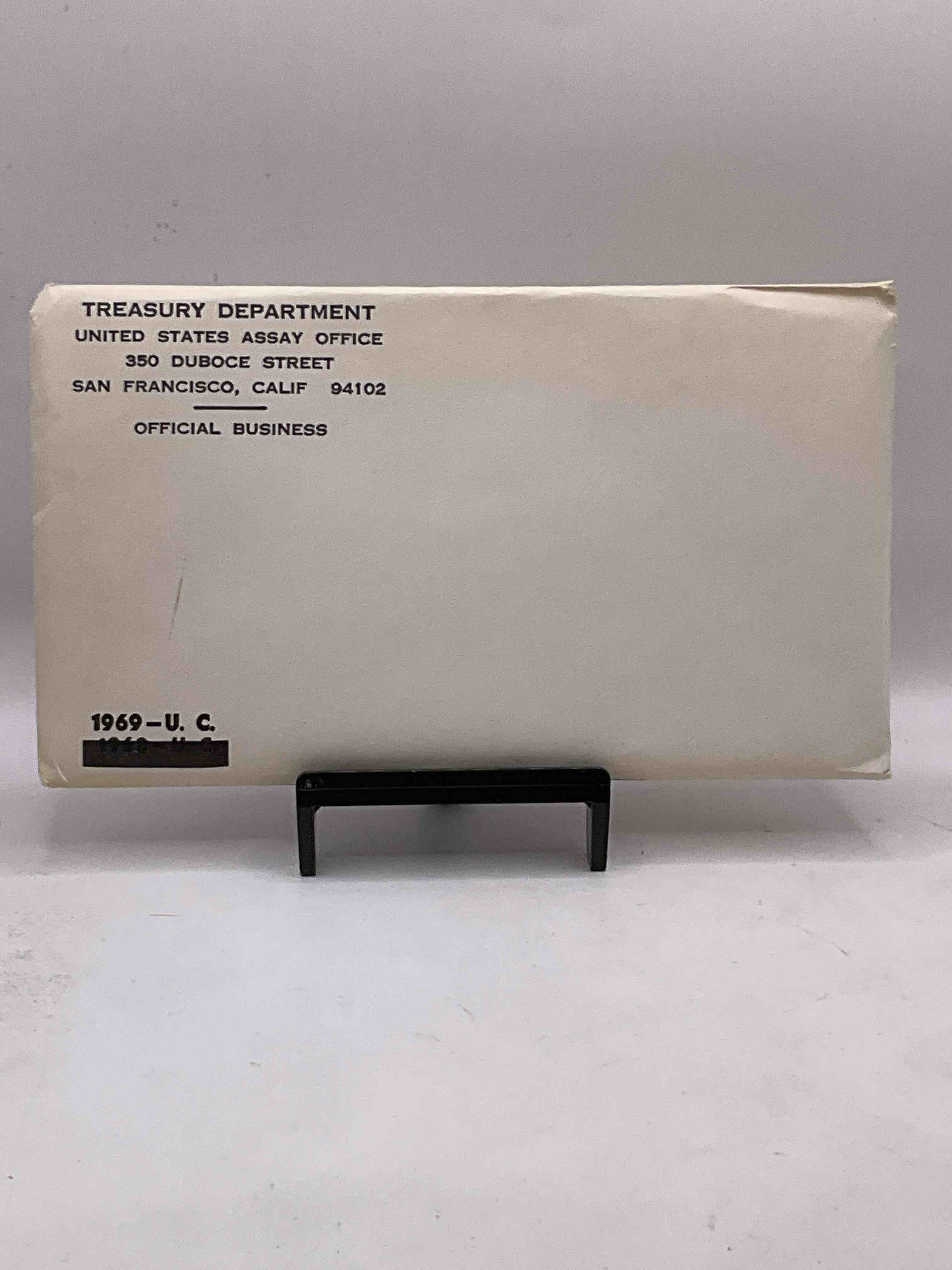 1969 Moon Landing History! Year Of The Moon Landing, Includes Silver! Check Out This 1969 Uncirculated Mint Set Issued From The U.S. Mint, Still In Its Original Envelope From The U.S. Treasury! Set Includes Both Mint Sets For 1969, Philadelphia & Denver! The Included Kennedy Half Dollar Is 40% Silver! Includes Each Coin Minted For That Year & Also An Exclusive Philly & Denver Mint Token. An Awesome Collectable!