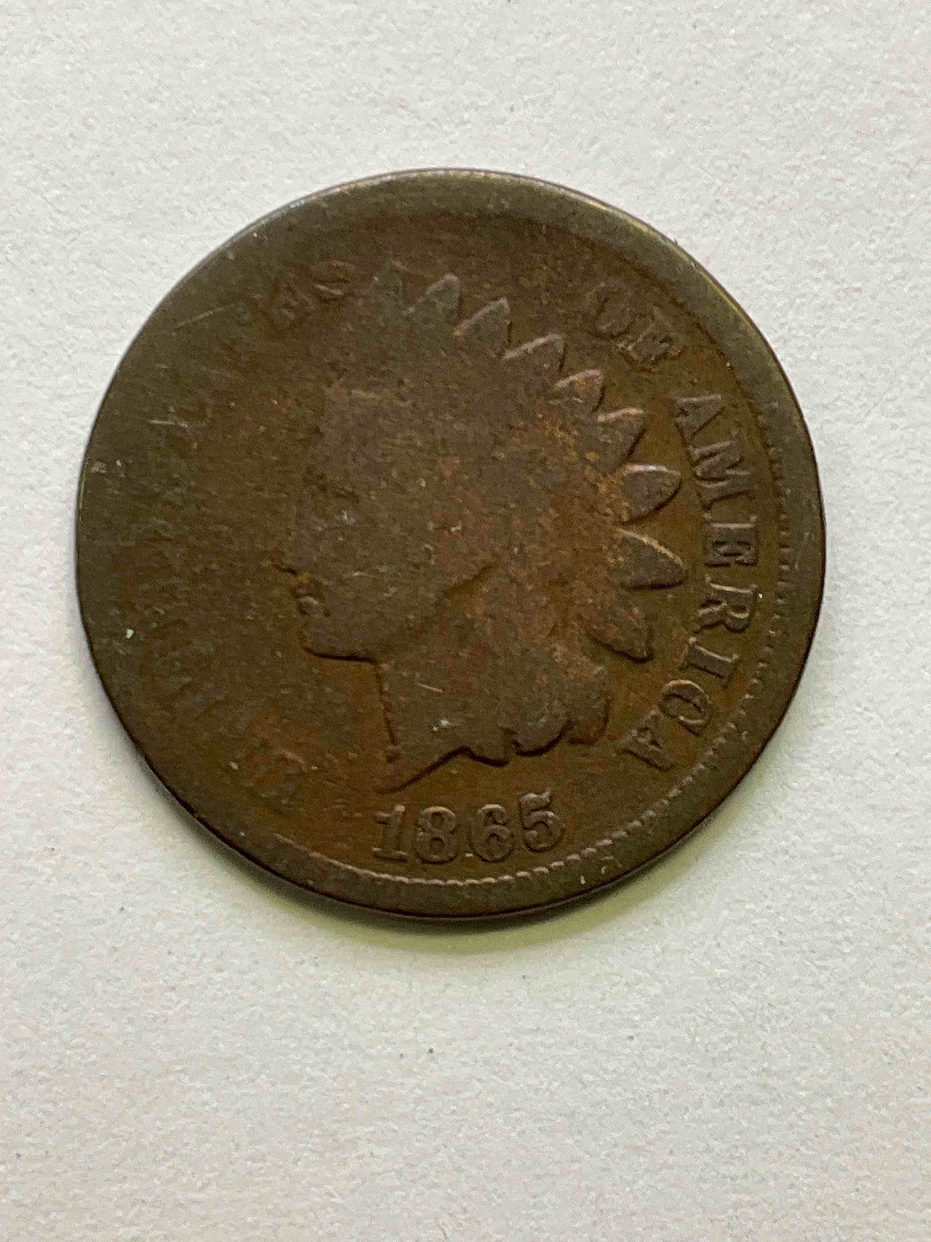 Civil War Treasure Indian Head Penny! This Gorgeous U.S. Penny Was Minted In 1865, Towards The End Of The Civil War & Has Become A Serious Collector Item! The "Indian Head" Design Is Actually A Representation Of Lady Liberty Wearing An Indian Headdress. Here Is A Beautiful, Well-Kept Example Representing A Very SpeciaL Year! Great For Collecting, Investing & Learning History, & Rare With A Visible Date!