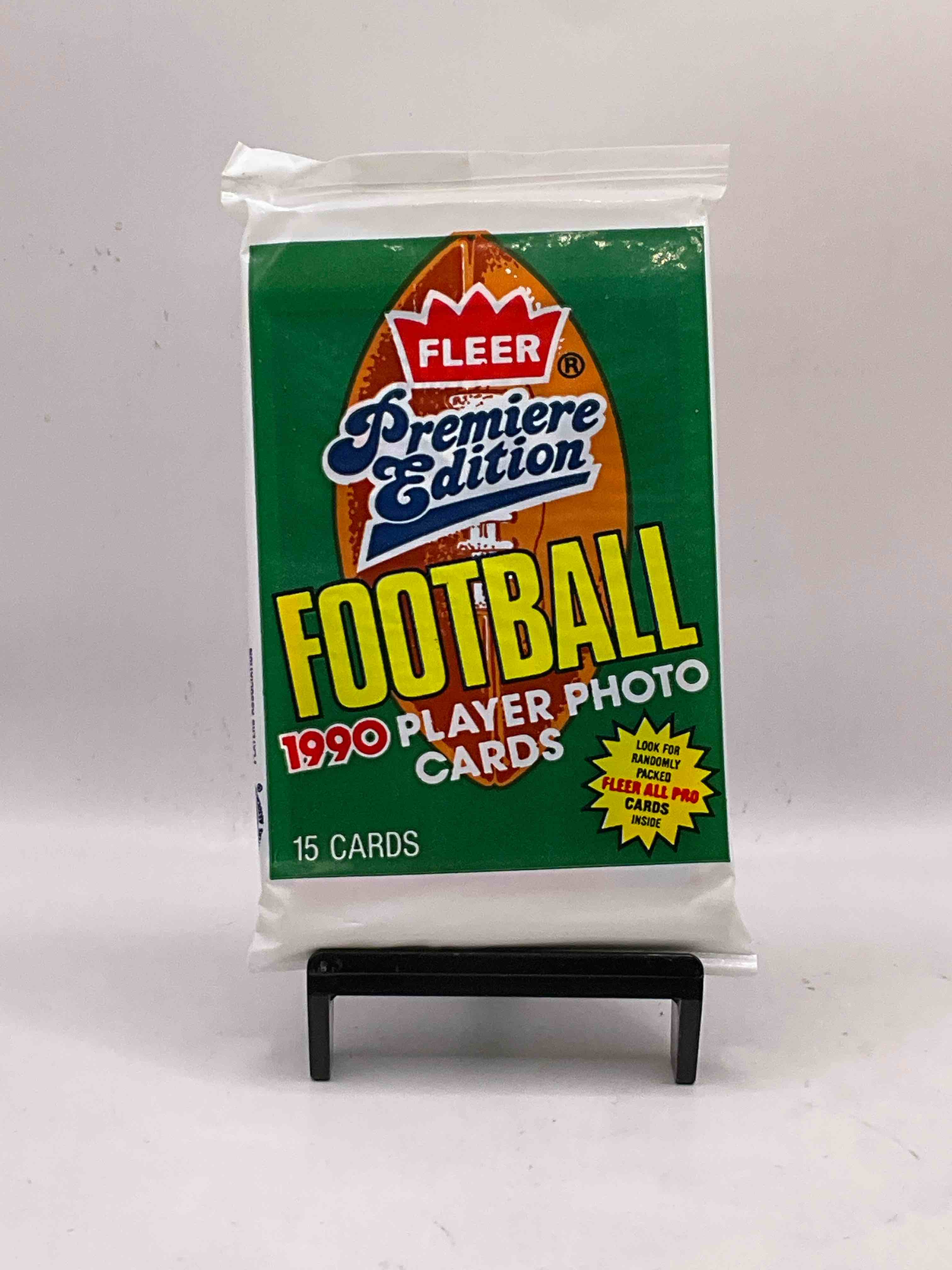 Awesome Premiere Edition Sports Cards! Emmitt Smith Rookie Year! 1990 Fleer Premiere Edition Unopened Packs Direct From Original Box! Search For Emmitt Smith Rookies!