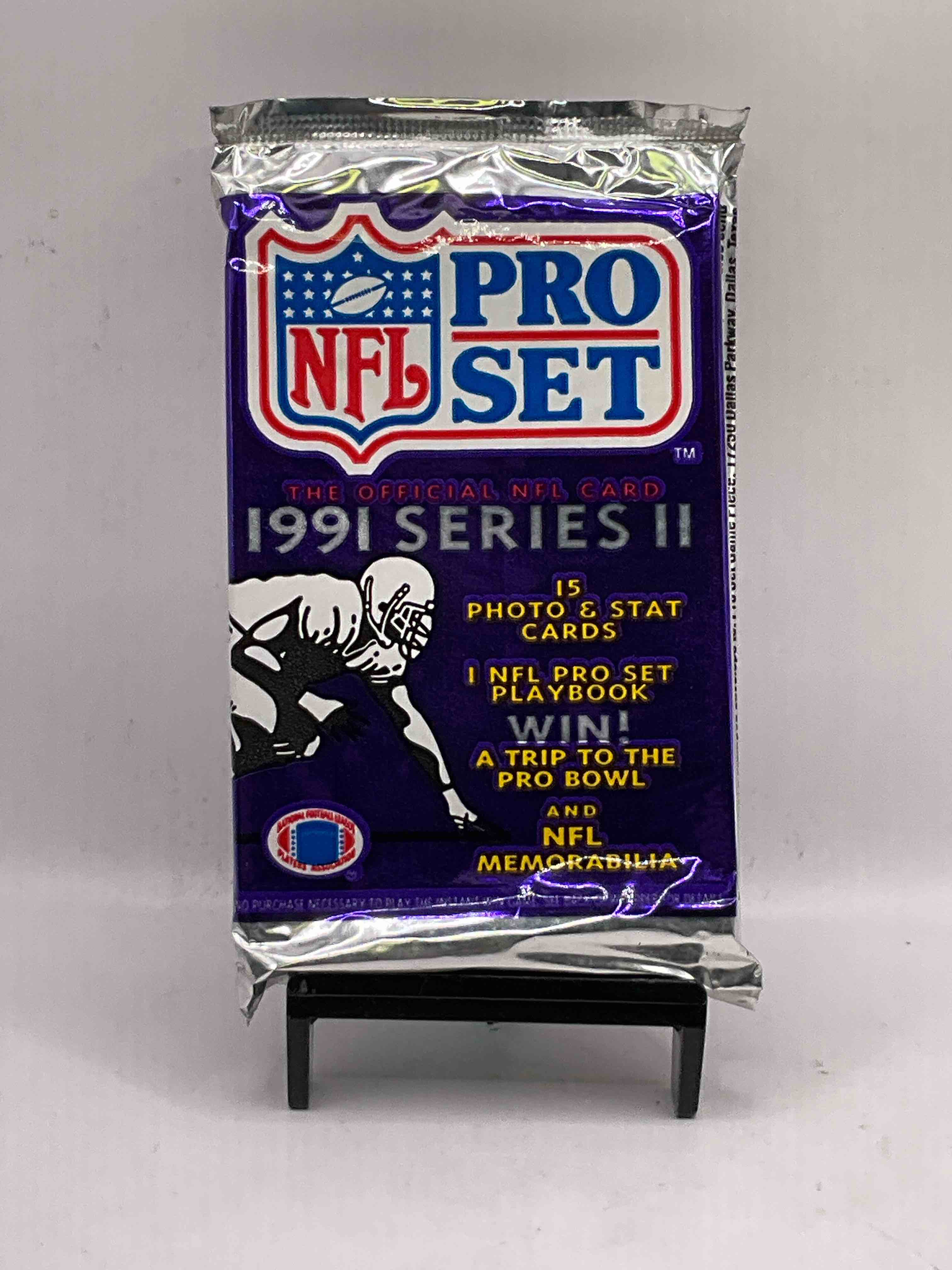 Wow! 1991 Pro Set Football Sealed Card Pack, Direct From Original Retail Case! Highly Sought After By Collectors As This Year Is Loaded With High Profile Cards! Search For Cards From Barry Sanders, Deion Sanders, Troy Aikman, Michael Irvin & Much More! Getting Hard To Find!