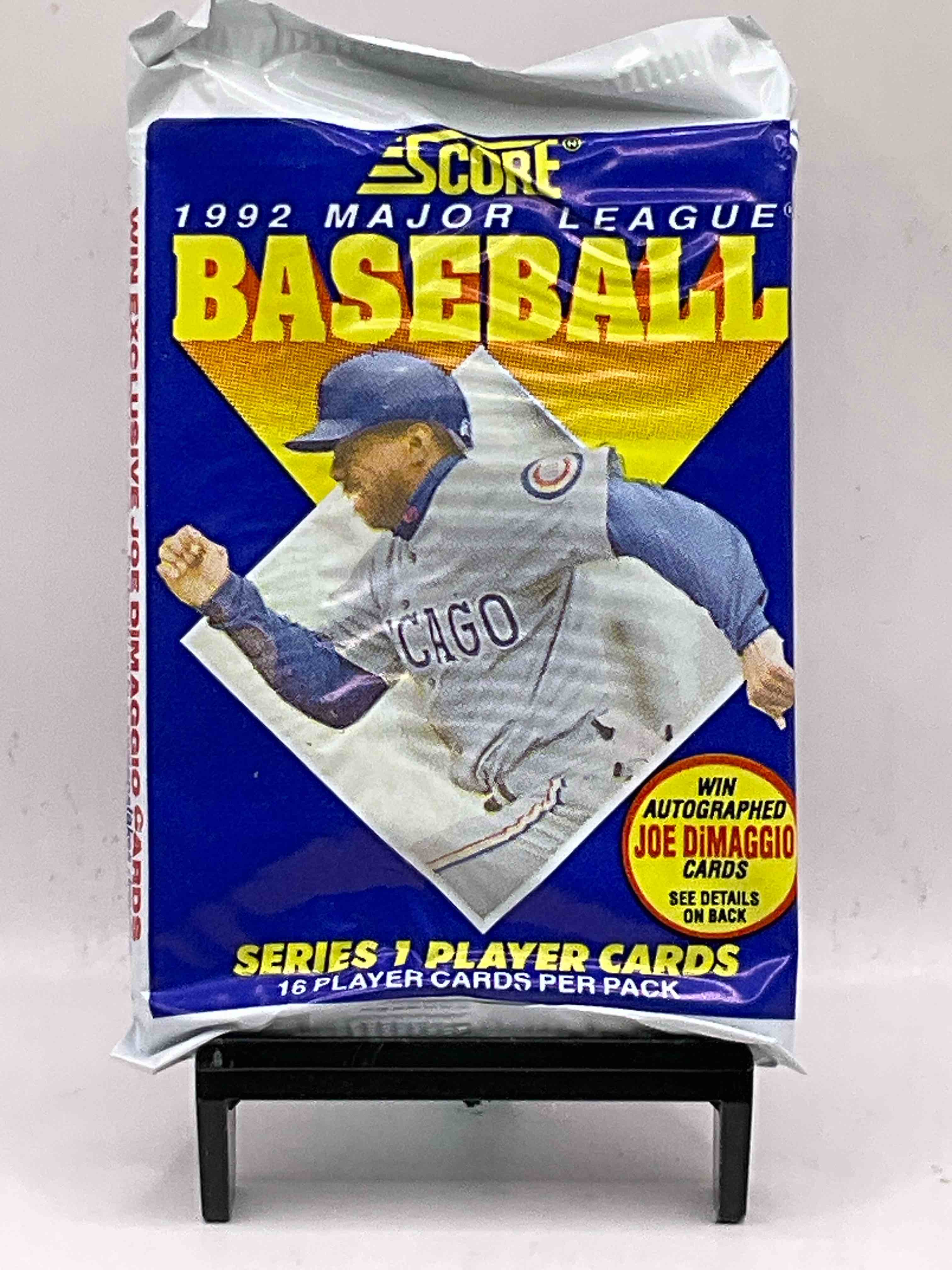 Joe DiMaggio Autograph!? You Could Pull One Of Only 2,495 Autographed Joe DiMaggio Cards From These Packs! What!? 1992 Score Baseball Packs, Search For Insane Cards, Including Limited Quantity Joe DiMaggio Signature Cards!