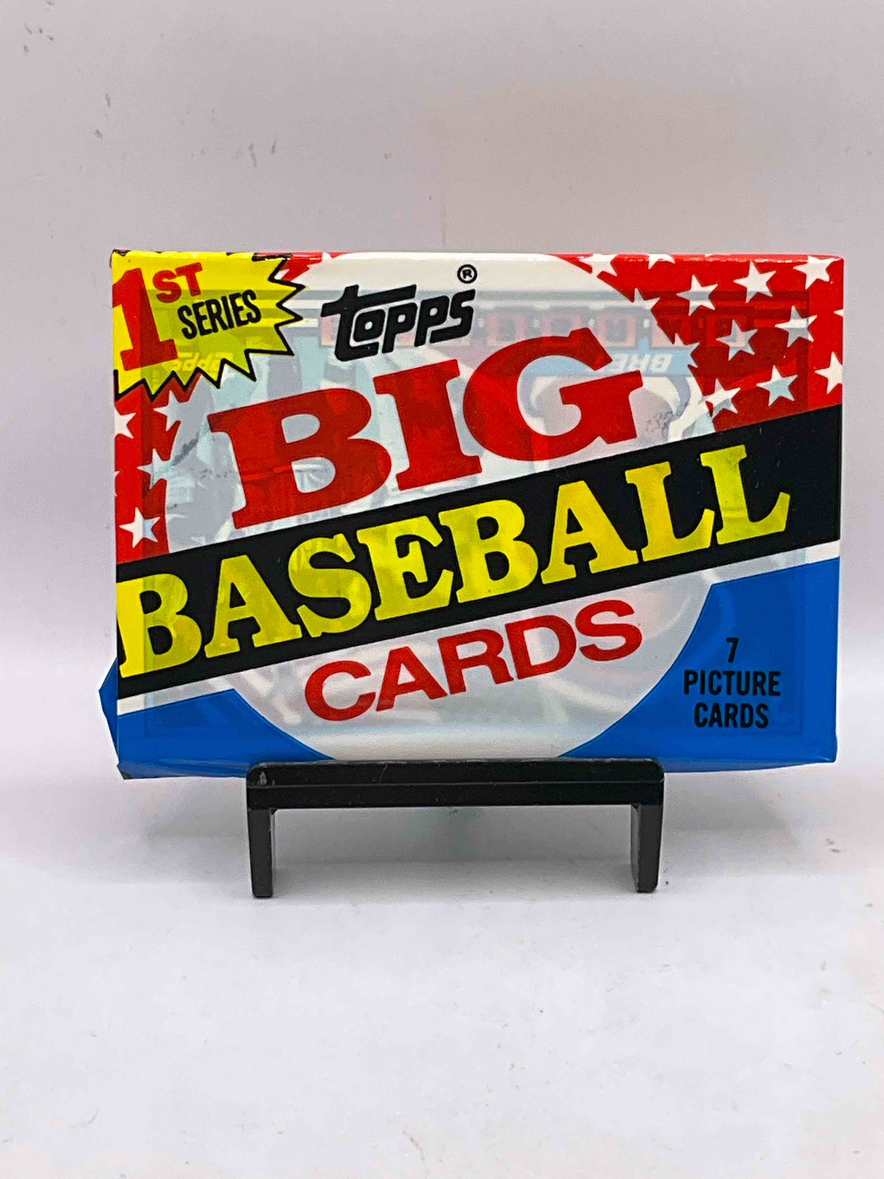 1989 Big Baseball! Here's Something For Nostalgia Fans! 1989 Topps Big Baseball Sealed Card Pack, 1st Series, Direct From Original Retail Case! 1989 Year Hard To Find! Search For Valuable Cards From Don Mattingly, Mark McGwire & Barry Bonds!