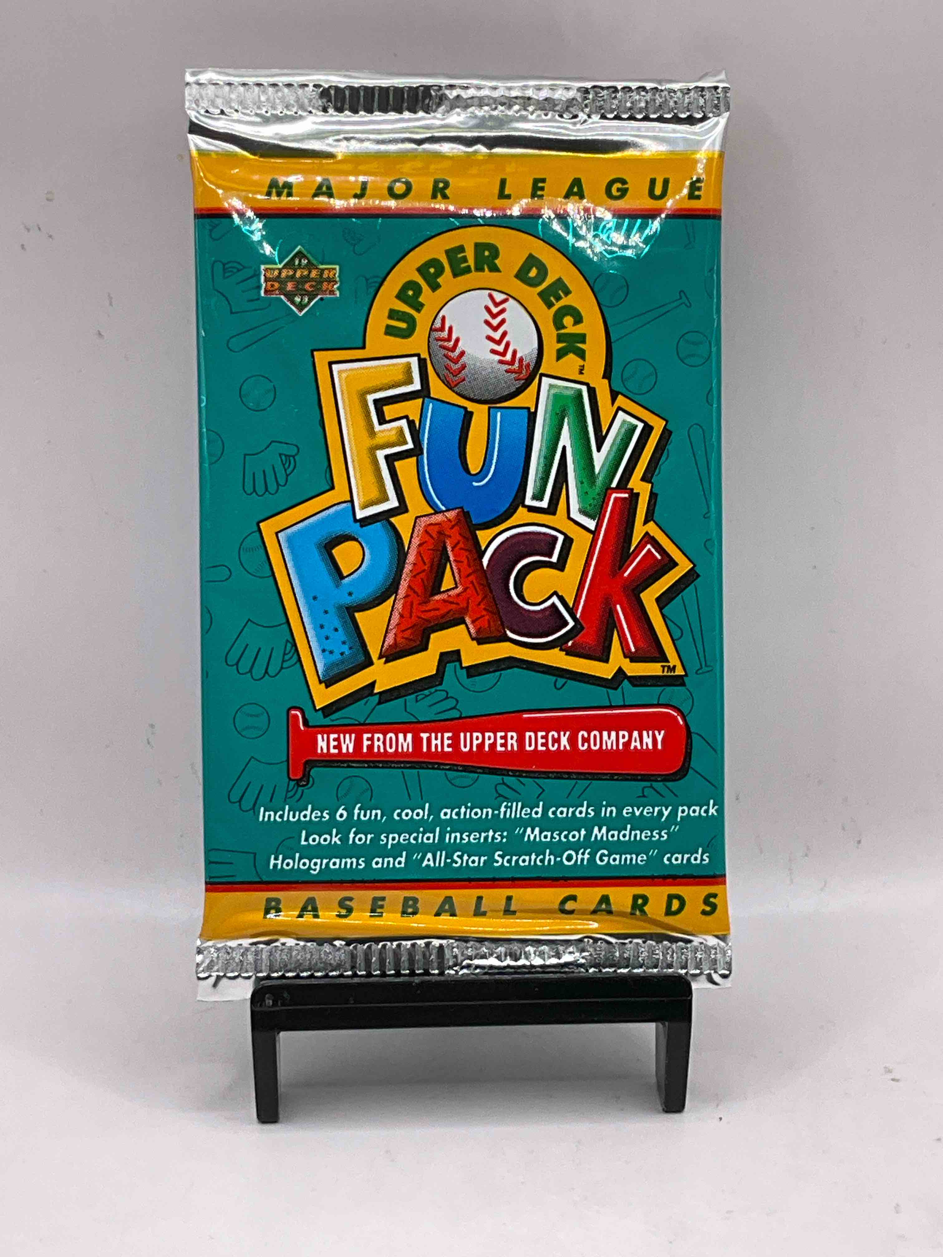 1993 Upper Deck Baseball Fun Pack! Look For Special Edition Holograms, Mascot Madness Cards & More! 90’s Baseball! Straight From Box!