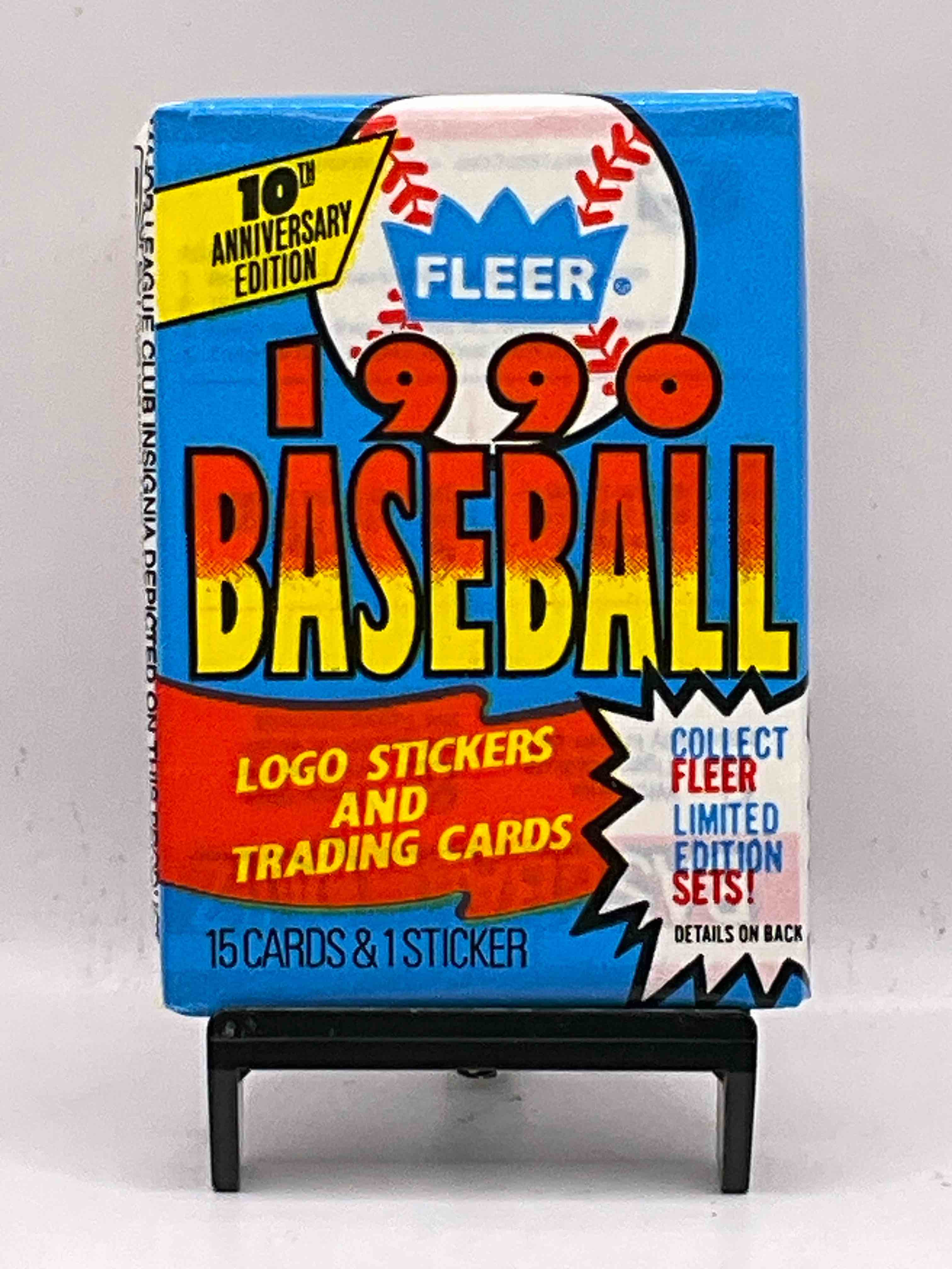 Vintage Baseball! Awesome 1990 Fleer Baseball Unopened Sports Card Wax Packs! Direct From Original Box! Search For Valuable Collectible Ken Griffey Jr Cards!