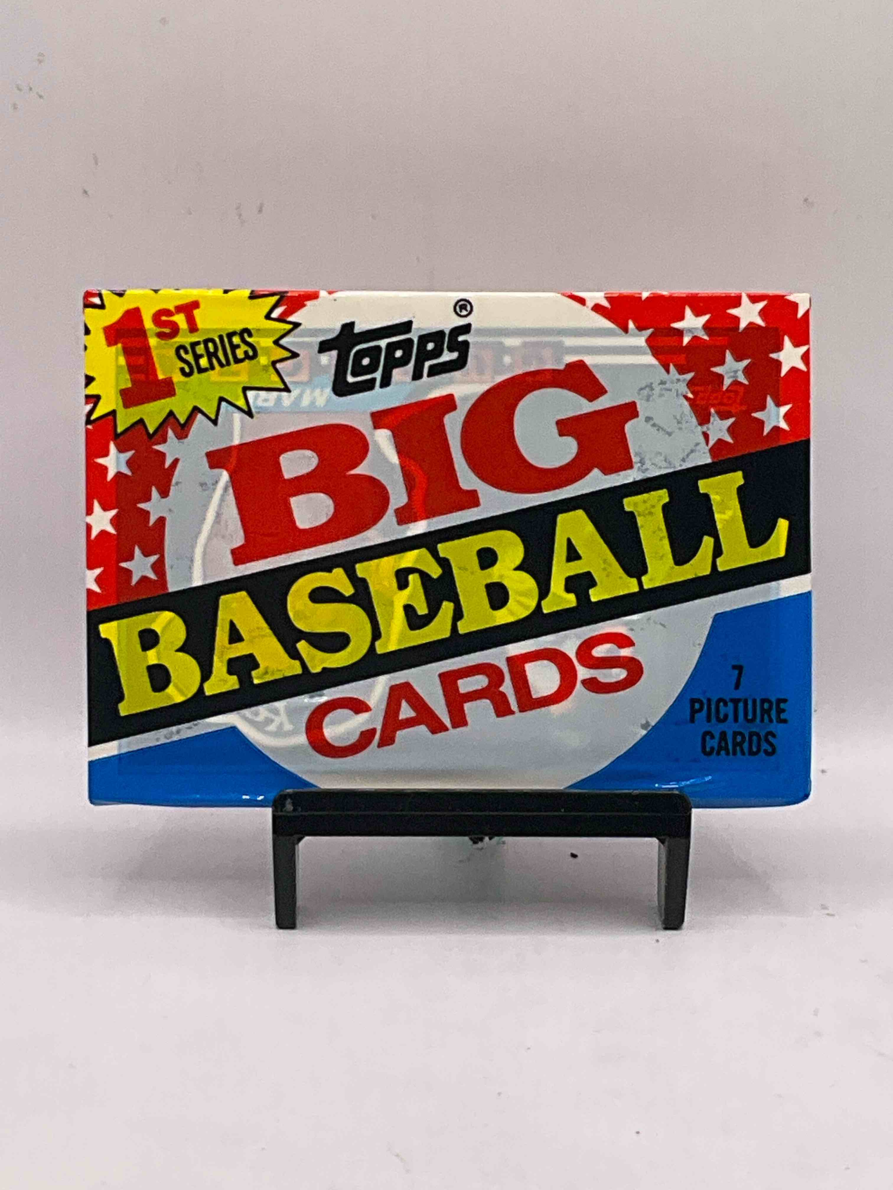 1989 Big Baseball! Here's Something For Nostalgia Fans! 1989 Topps Big Baseball Sealed Card Pack, 1st Series, Direct From Original Retail Case! 1989 Year Hard To Find! Search For Valuable Cards From Don Mattingly, Mark McGwire & Barry Bonds!