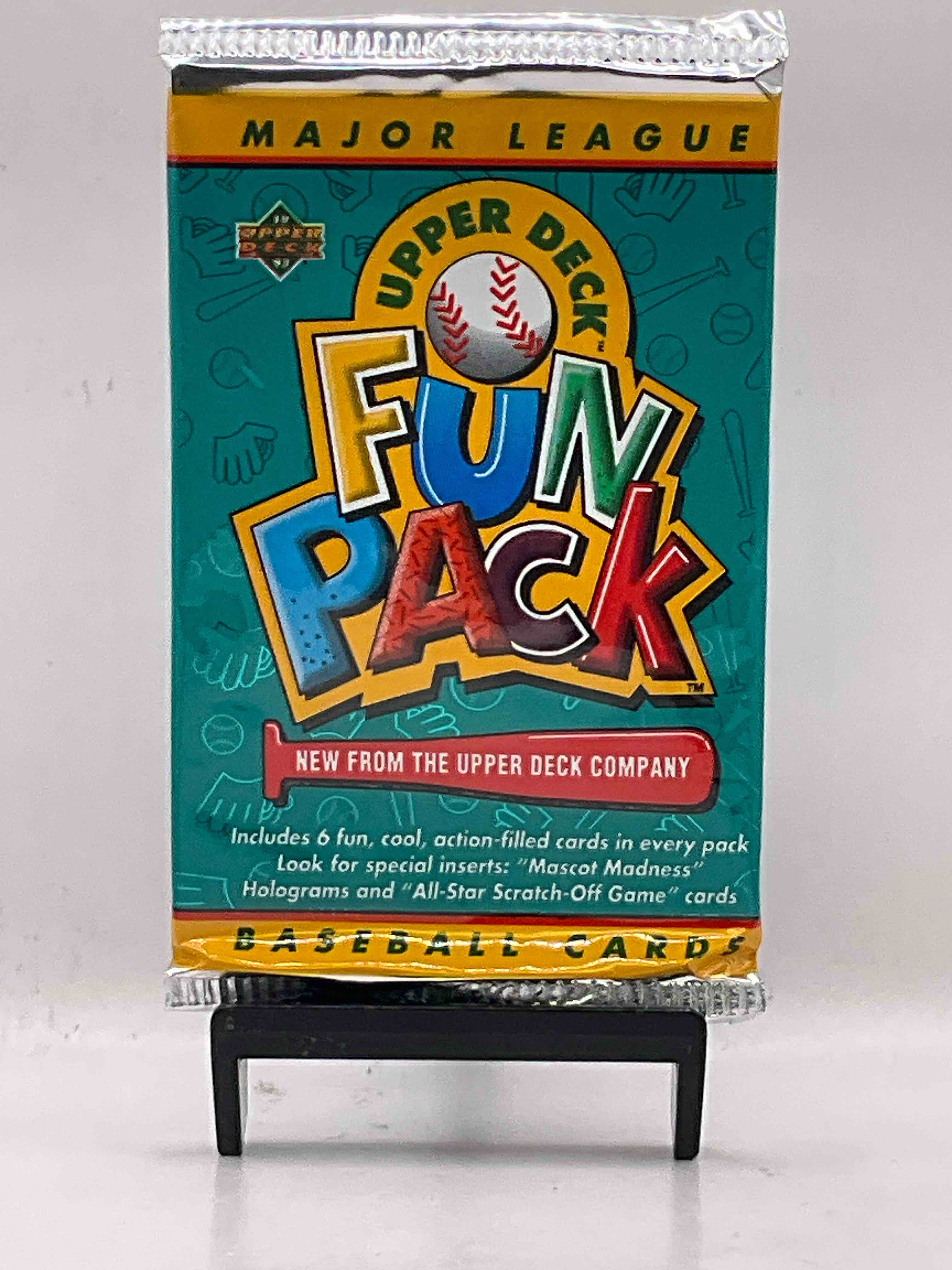 1993 Upper Deck Baseball Fun Pack! Look For Special Edition Holograms, Mascot Madness Cards & More! 90’s Baseball! Straight From Box!