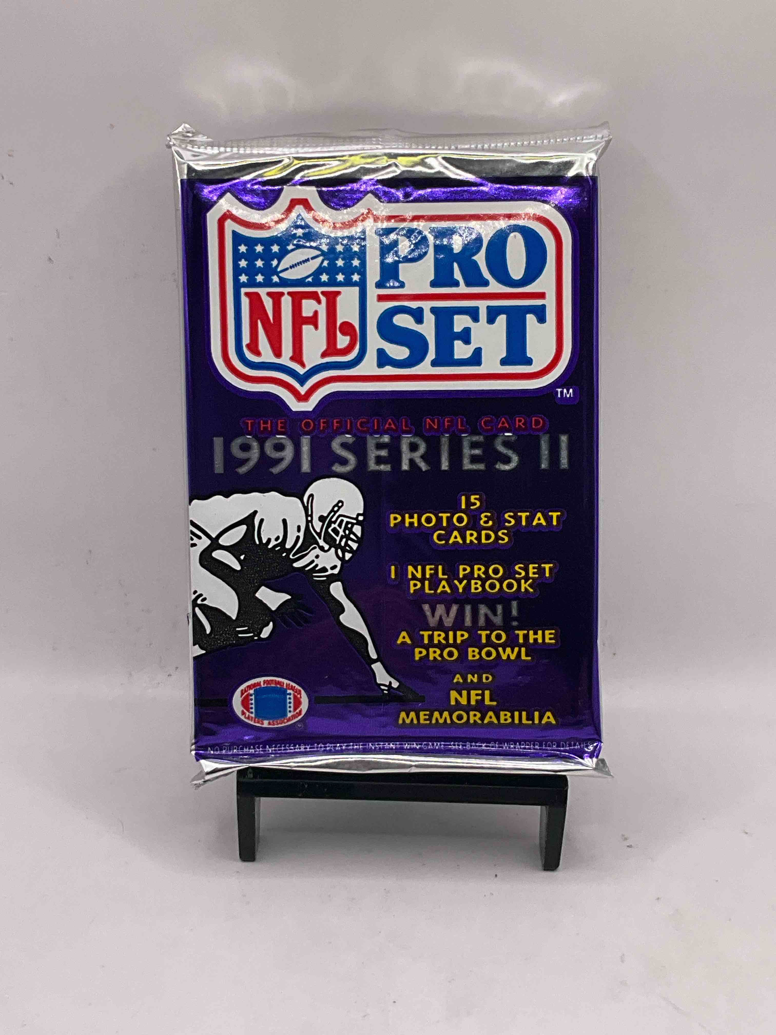 Wow! 1991 Pro Set Football Sealed Card Pack, Direct From Original Retail Case! Highly Sought After By Collectors As This Year Is Loaded With High Profile Cards! Search For Cards From Barry Sanders, Deion Sanders, Troy Aikman, Michael Irvin & Much More! Getting Hard To Find!