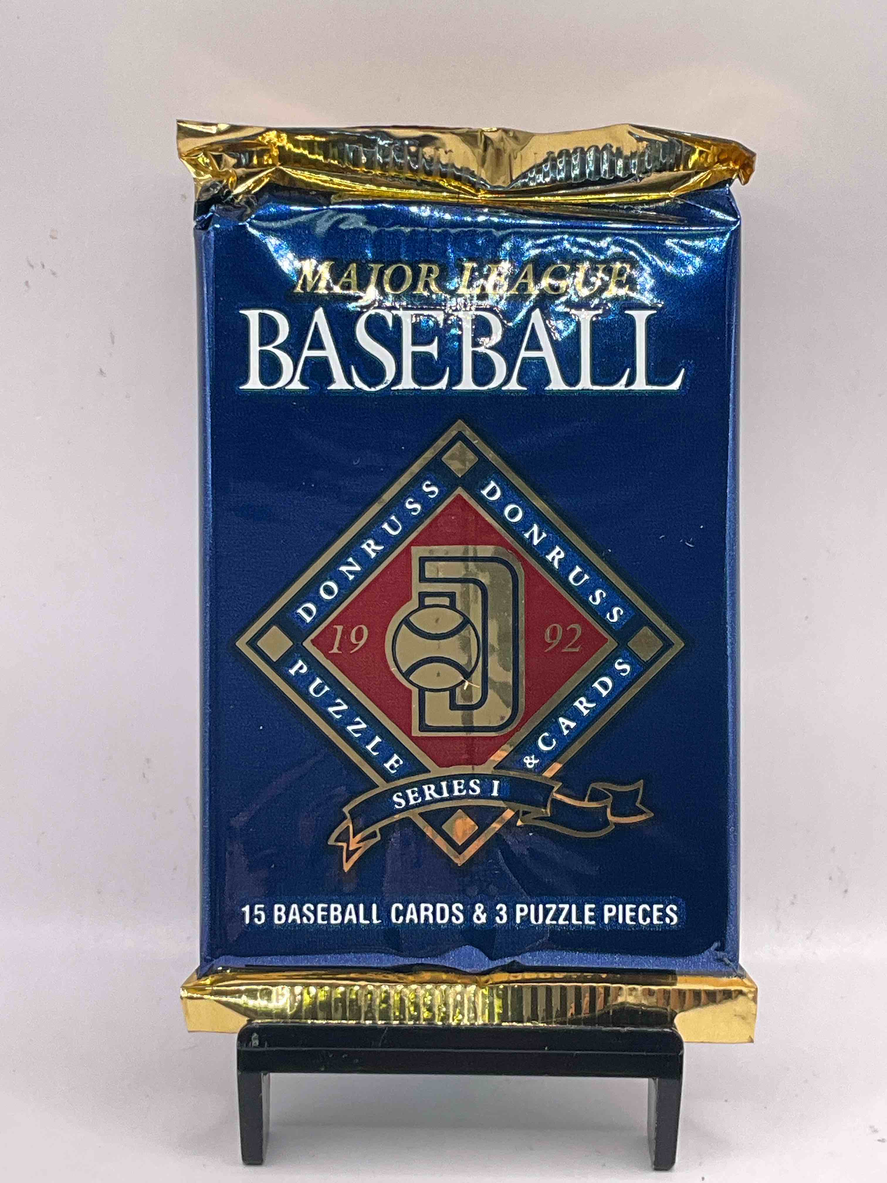 1992 Donruss Baseball Unopened Sealed Sports Card Pack, Direct From Original Sealed Retail Case! Search for Valuable Cards From Ricky Henderson & Nolan Ryan & So Much More! also, Search For 1 of 5000 Personally Autographed Cal Ripken Jr. Cards Randomly Inserted!