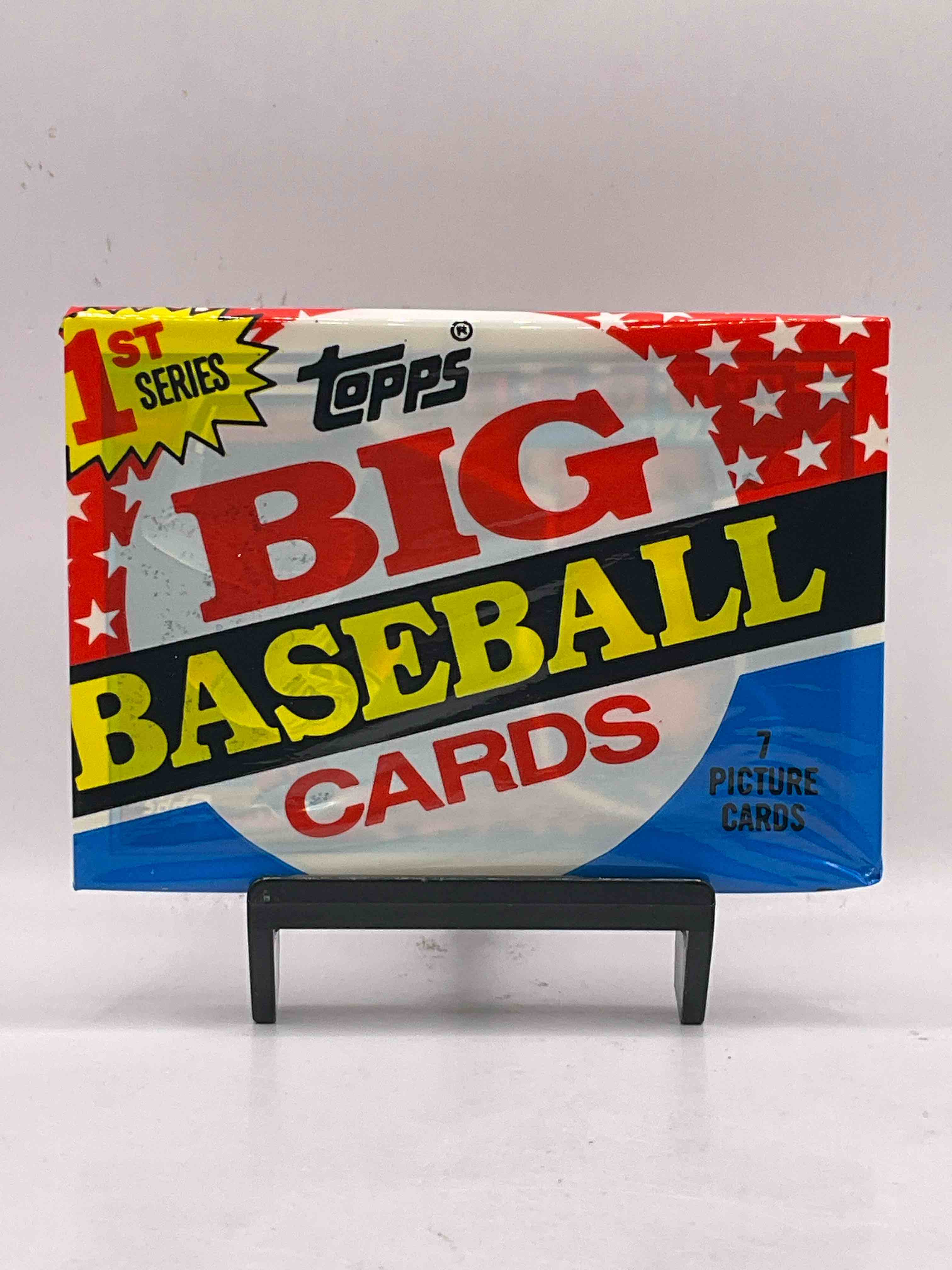 1989 Big Baseball! Here's Something For Nostalgia Fans! 1989 Topps Big Baseball Sealed Card Pack, 1st Series, Direct From Original Retail Case! 1989 Year Hard To Find! Search For Valuable Cards From Don Mattingly, Mark McGwire & Barry Bonds!