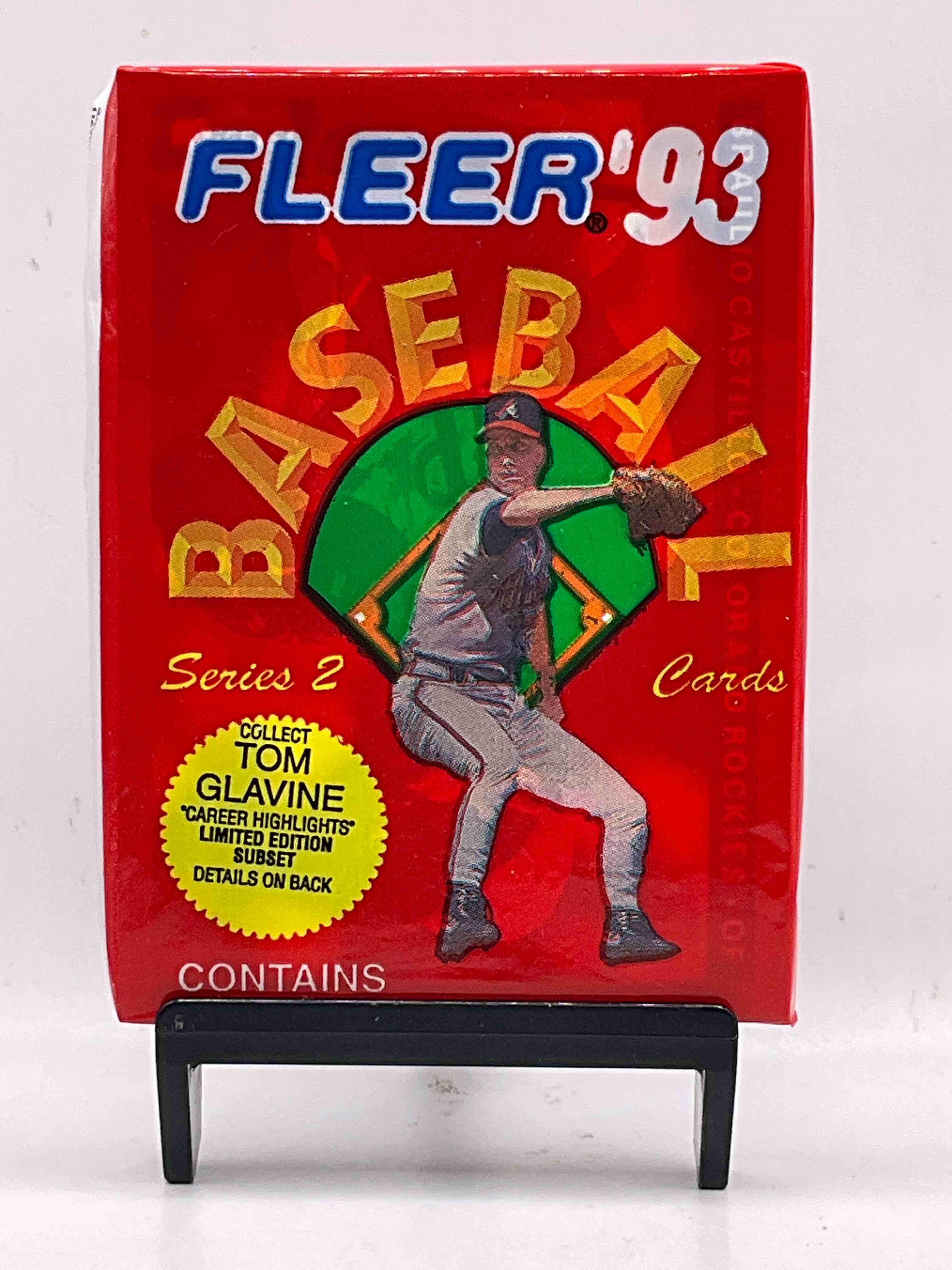 Limited Edition Tom Glavine!? 1993 Fleer Series 2 Unopened Packs, Straight From Box! Search For Rare Tom Glavine Subset Cards, Ken Griffey Jr, Don Mattingly & More!