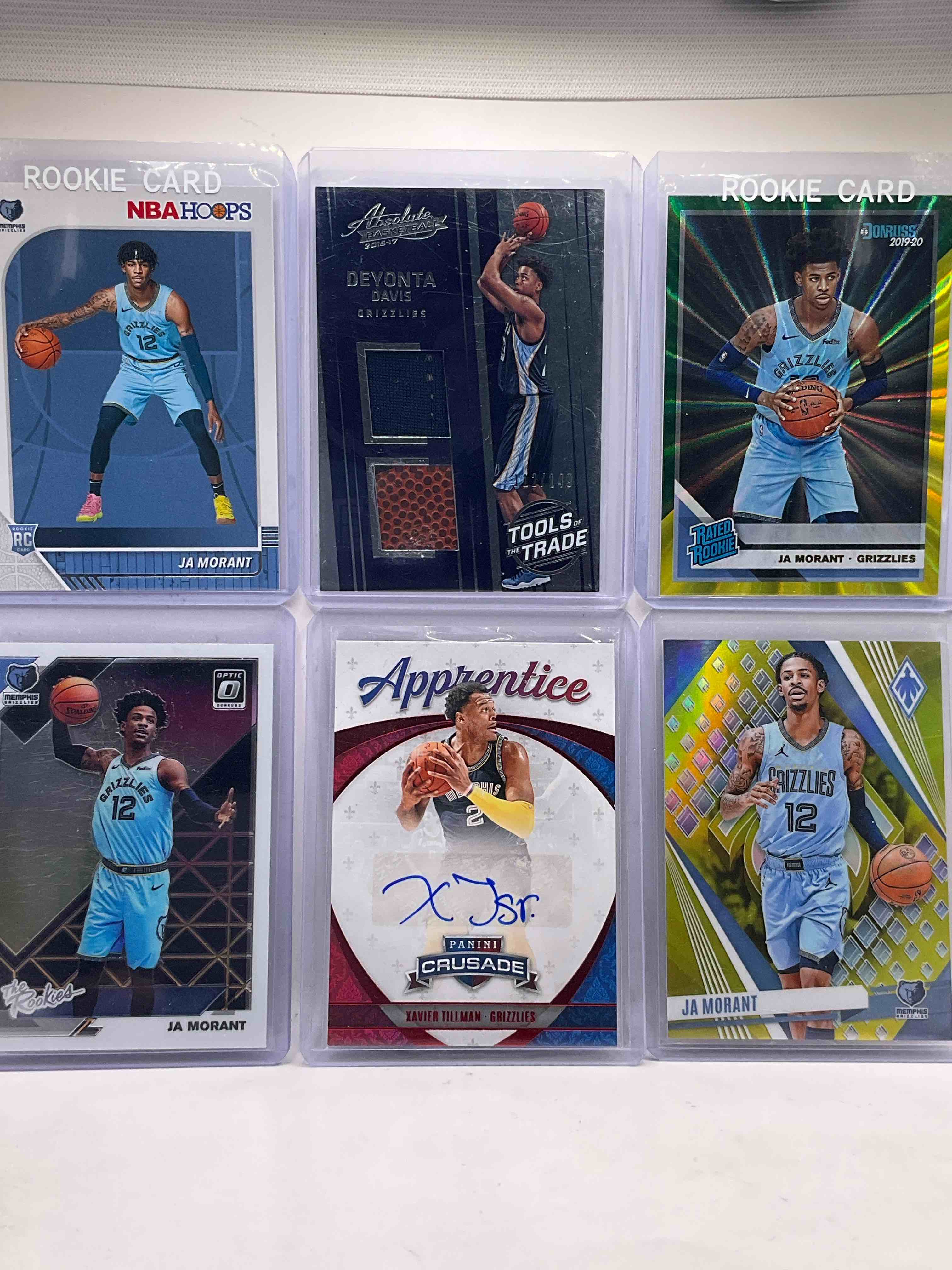 Grizzlies Mayhem! Ja Morant Optic, Firework & Hoops Rookie Cards! Xavier Tillman Signed Crusade Card, Deyonta Davis Player Worn Jersey & Ball Memorabilia /149 & More Incredible Grizzlies Cards!