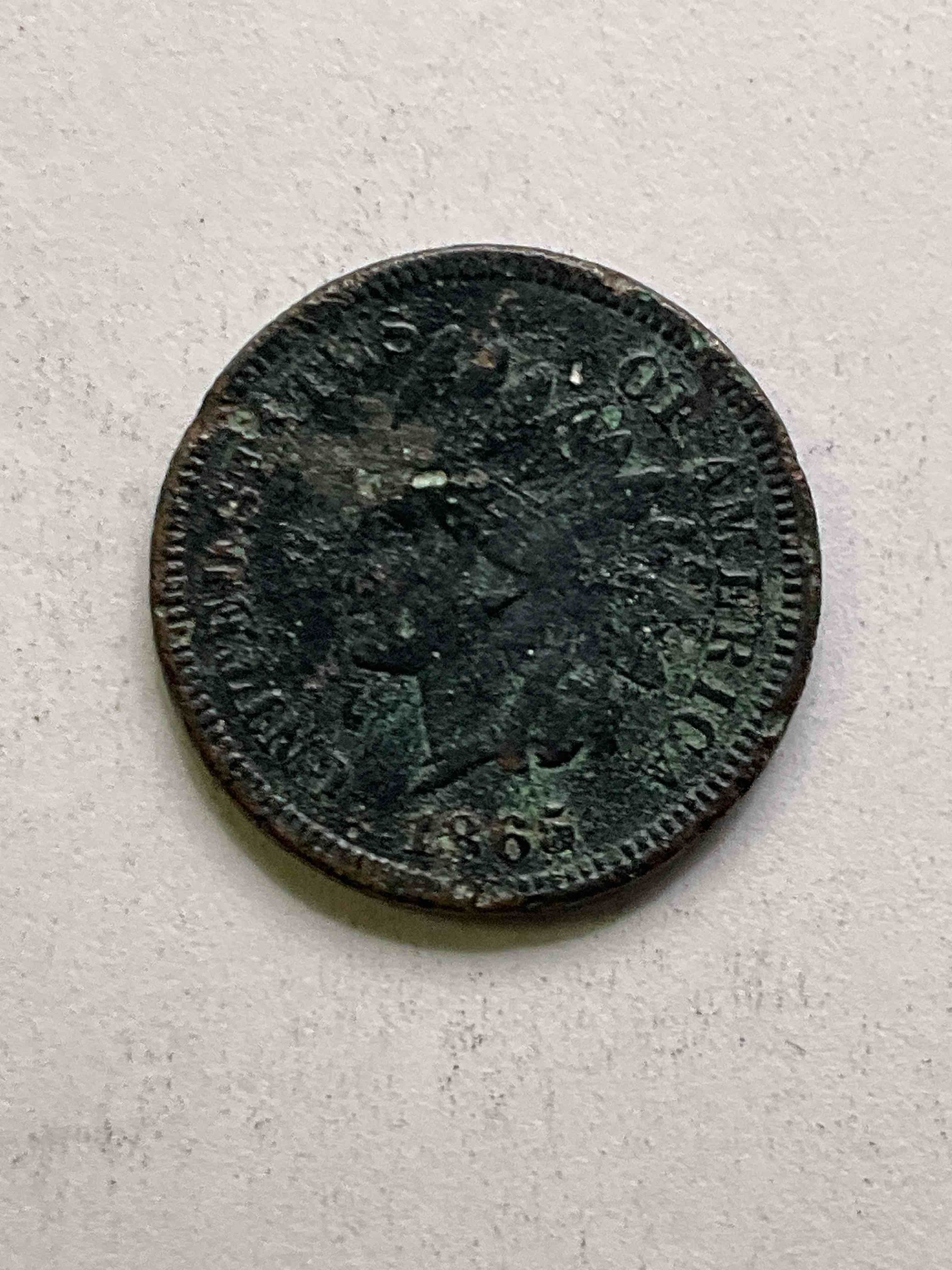 Civil War Treasure Indian Head Penny! This Gorgeous U.S. Penny Was Minted In 1865, Right At The End Of The Civil War & Has Become A Serious Collector Item! The "Indian Head" Design Is Actually A Representation Of Lady Liberty Wearing An Indian Headdress. Here Is A Beautiful, Well-Kept Example Representing A Very Special Year! Great For Collecting, Investing & Learning History, & Rare With A Visible Date!