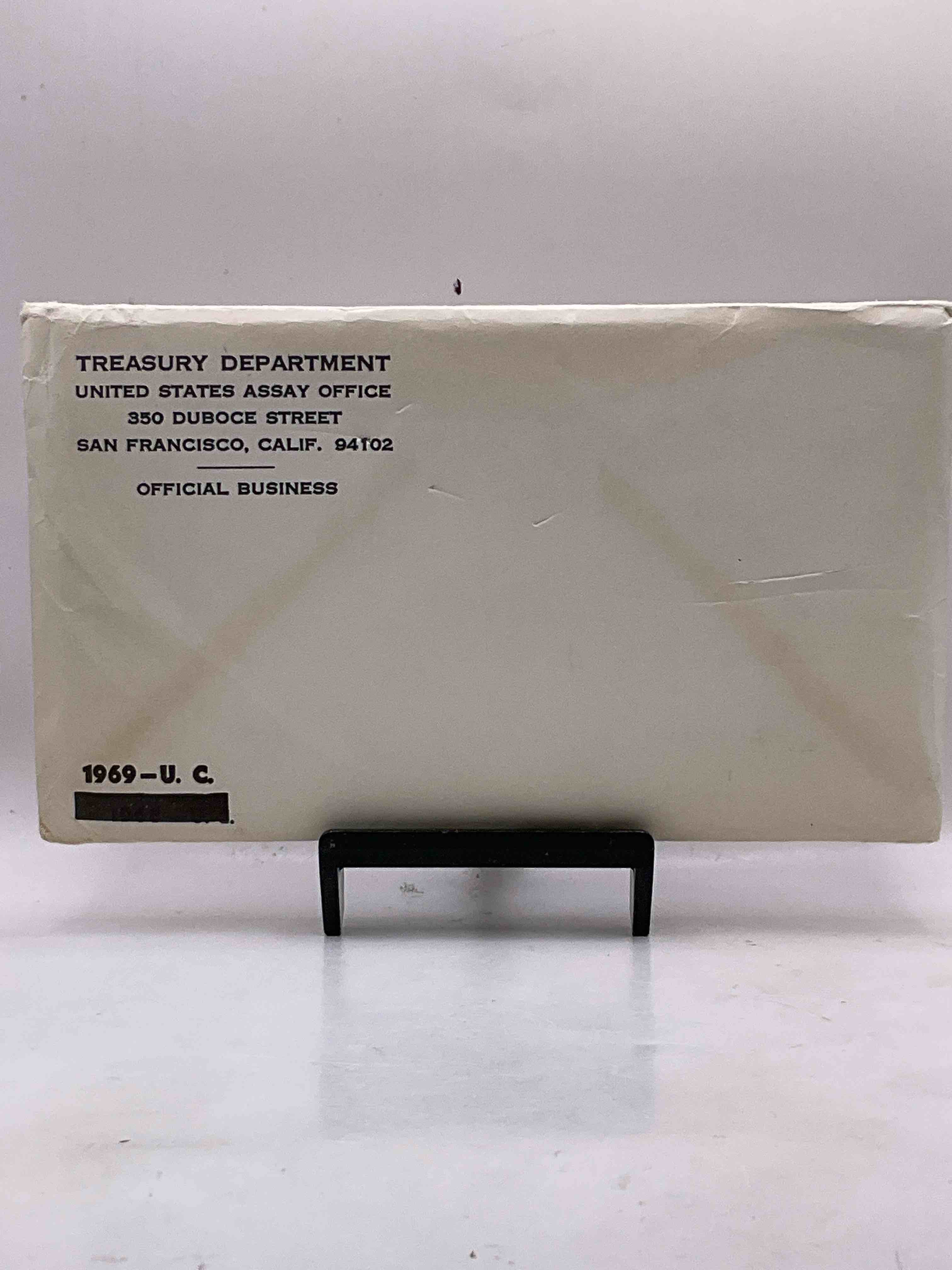 1969 Moon Landing History! Year Of The Moon Landing, Includes Silver! Check Out This 1969 Uncirculated Mint Set Issued From The U.S. Mint, Still In Its Original Envelope From The U.S. Treasury! Set Includes Both Mint Sets For 1969, Philadelphia & Denver! The Included Kennedy Half Dollar Is 40% Silver! Includes Each Coin Minted For That Year & Also An Exclusive Philly & Denver Mint Token. An Awesome Collectable!