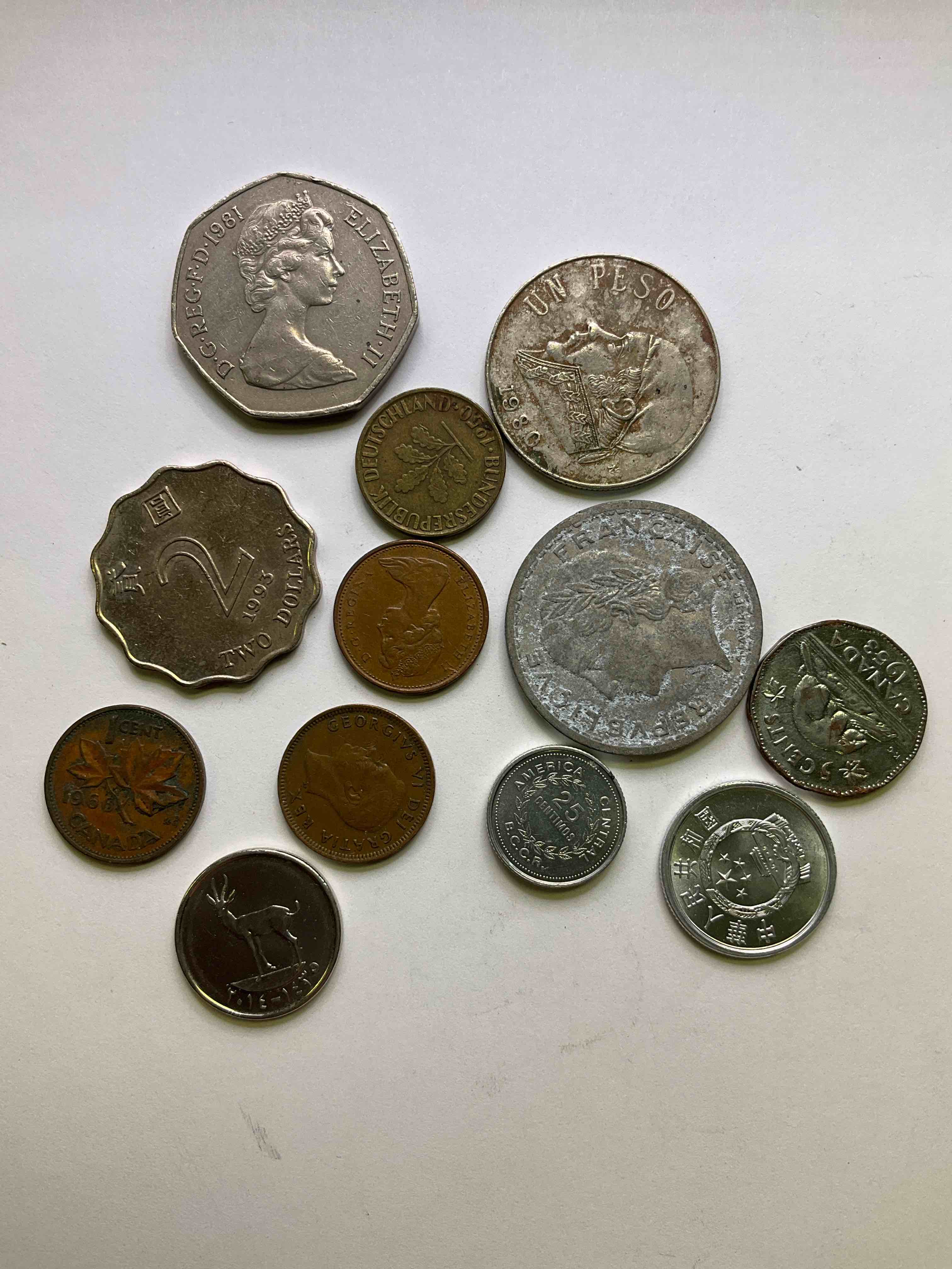 World Coins, Antique & Vintage! Each Lot Is Unique! Many Different Years, Countries, Sizes & Exotic Places. This Cool Collection Of Antique Coins From Around The World Is Loads Of Fun! Have Fun Identifying Each Coin & Country As A Great Educational Tool! A Great Investment Too!