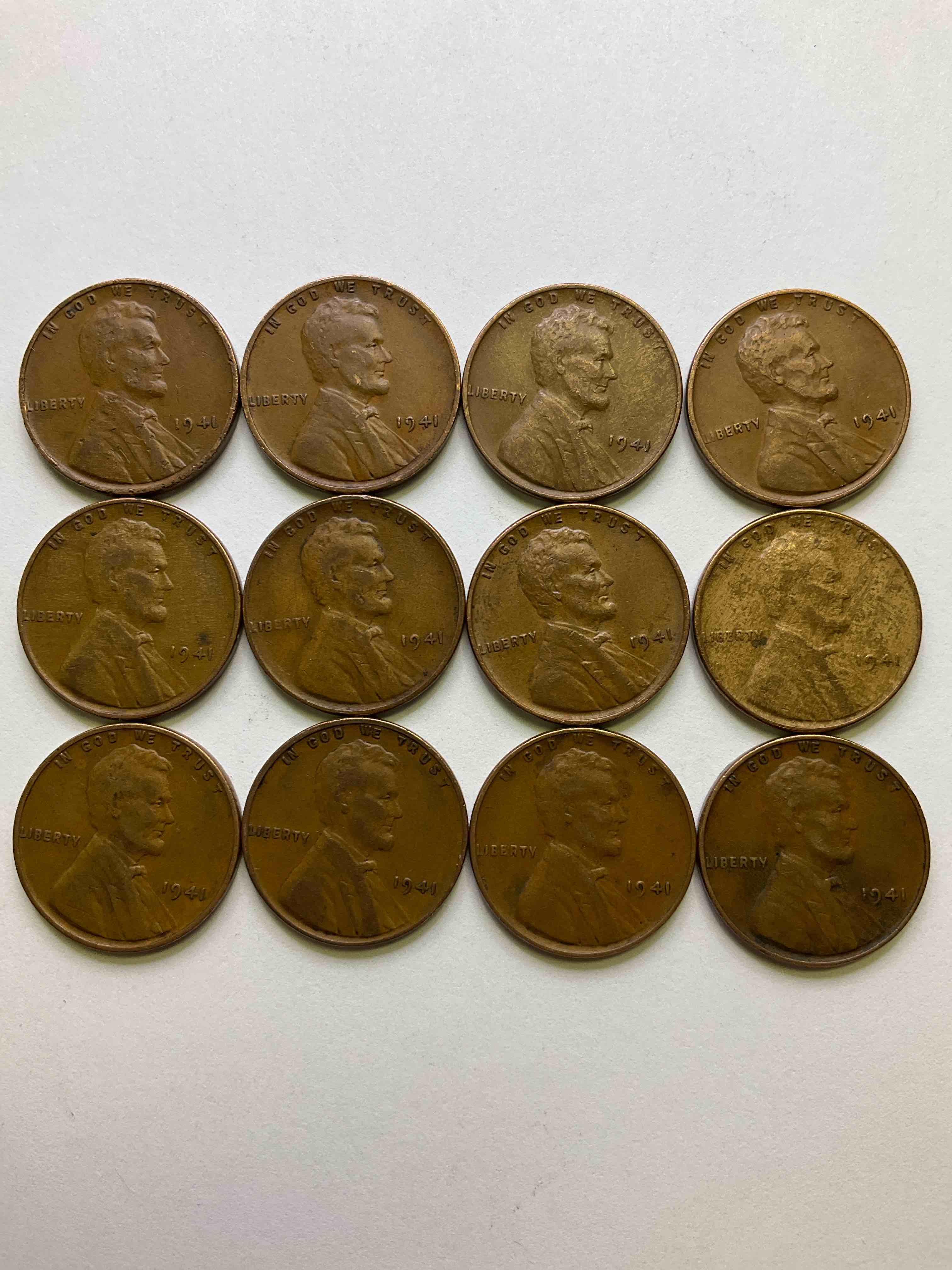 1941 WWII History! Check Out These Incredible Lincoln Pennies From The Year That Will Live In Infamy... 1941 When On Dec 7 Pearl Harbor Was Bombed & America Entered World War 2! Nearly Impossible To Collect & Incredible Pieces Of History!
