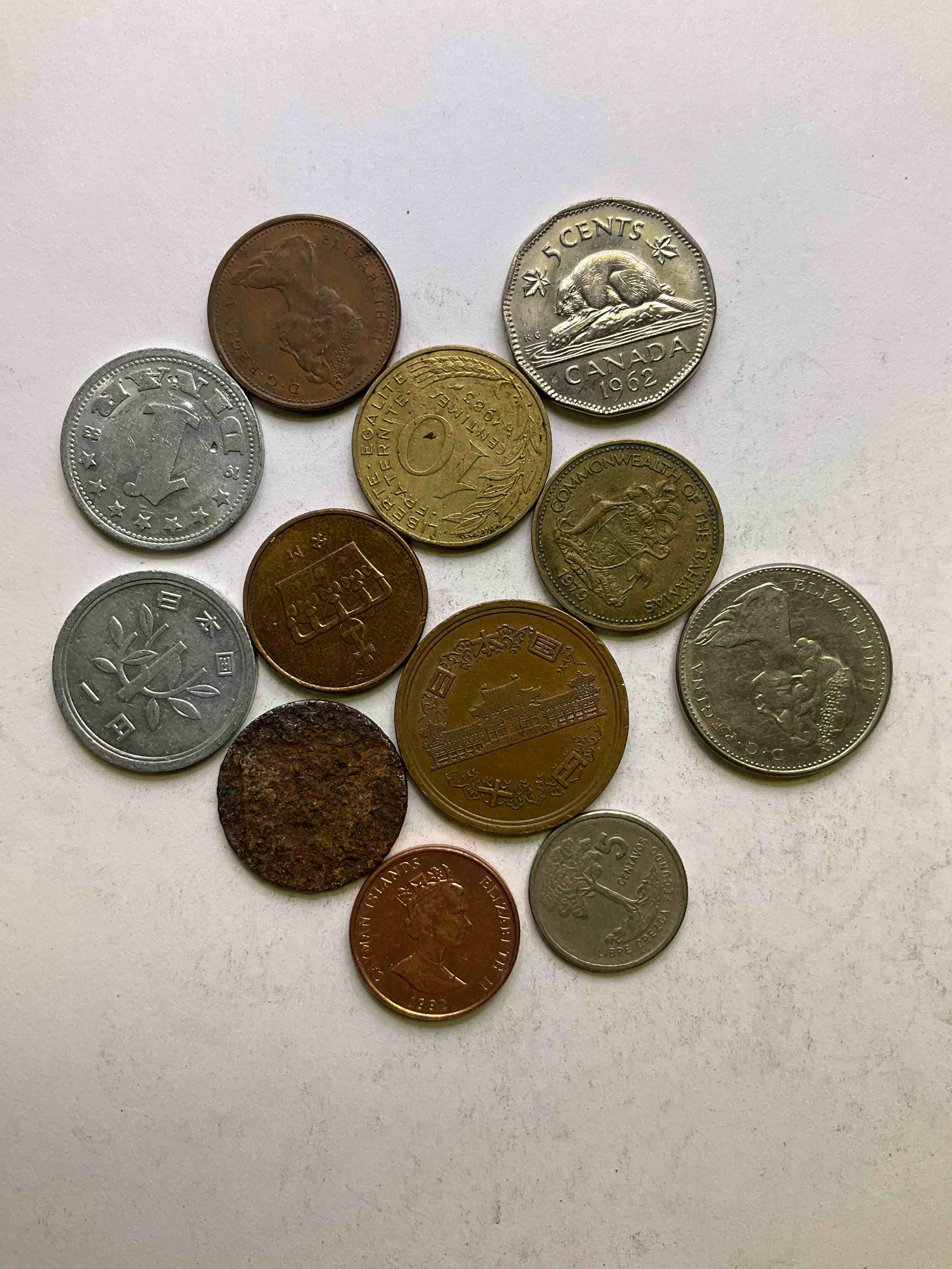 World Coins, Antique & Vintage! Each Lot Is Unique! Many Different Years, Countries, Sizes & Exotic Places. This Cool Collection Of Antique Coins From Around The World Is Loads Of Fun! Have Fun Identifying Each Coin & Country As A Great Educational Tool! A Great Investment Too!