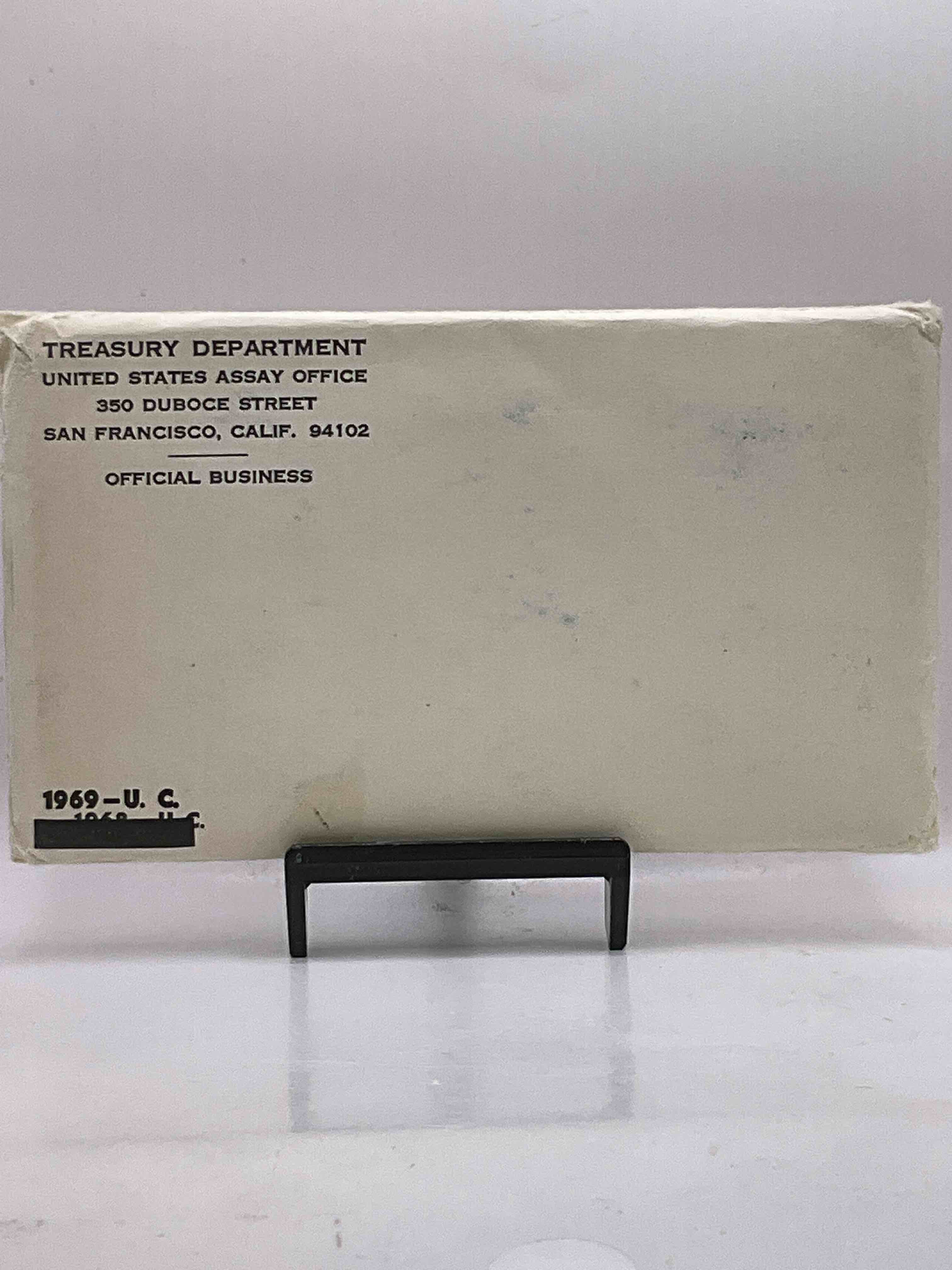 1969 Moon Landing History! Year Of The Moon Landing, Includes Silver! Check Out This 1969 Uncirculated Mint Set Issued From The U.S. Mint, Still In Its Original Envelope From The U.S. Treasury! Set Includes Both Mint Sets For 1969, Philadelphia & Denver! The Included Kennedy Half Dollar Is 40% Silver! Includes Each Coin Minted For That Year & Also An Exclusive Philly & Denver Mint Token. An Awesome Collectible!