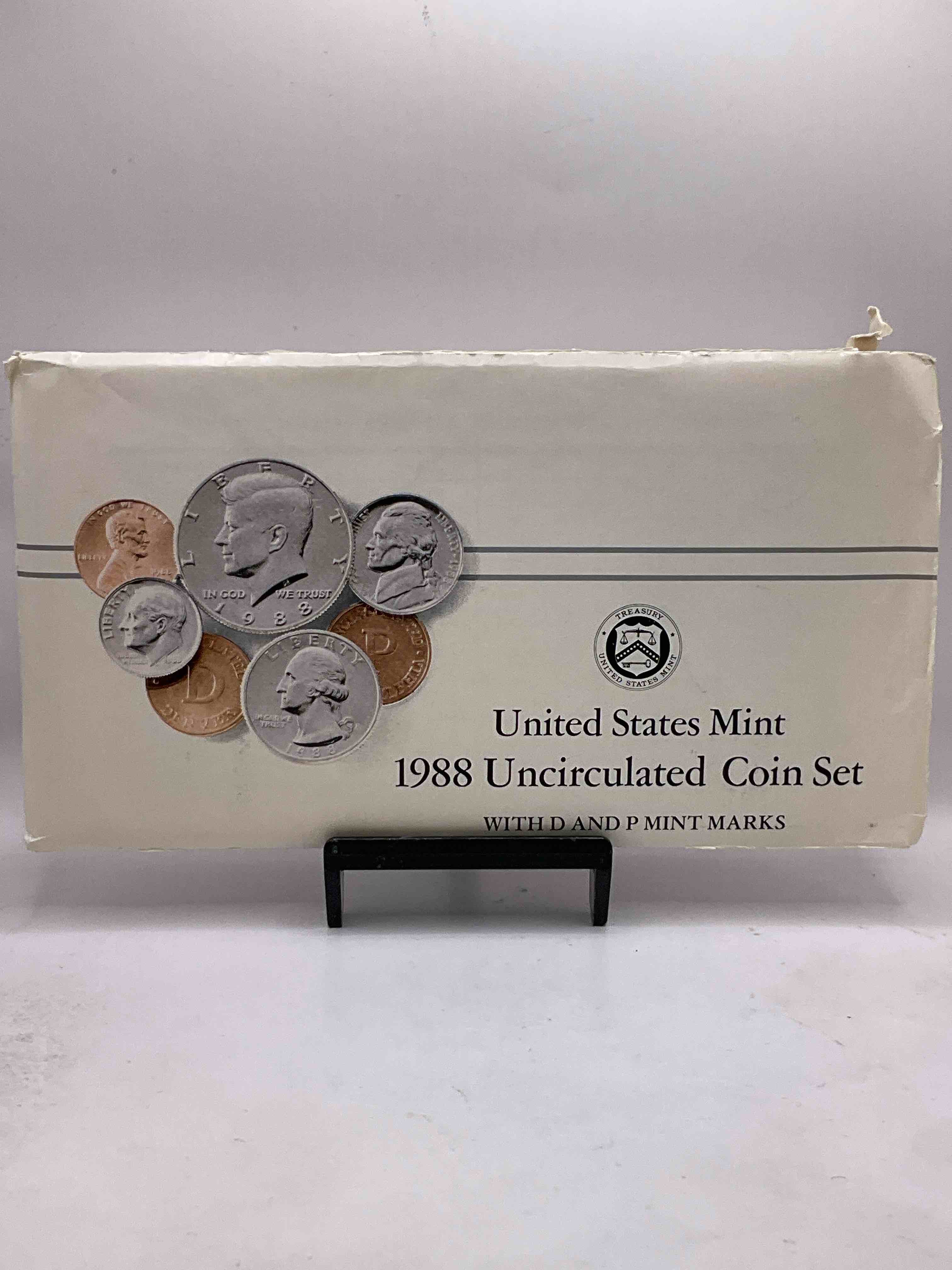 Height Of The 80's! 1988 Full Mint Set! This Set Comes With Philadelphia and Denver Mint Marks & Other Awesome Coins!