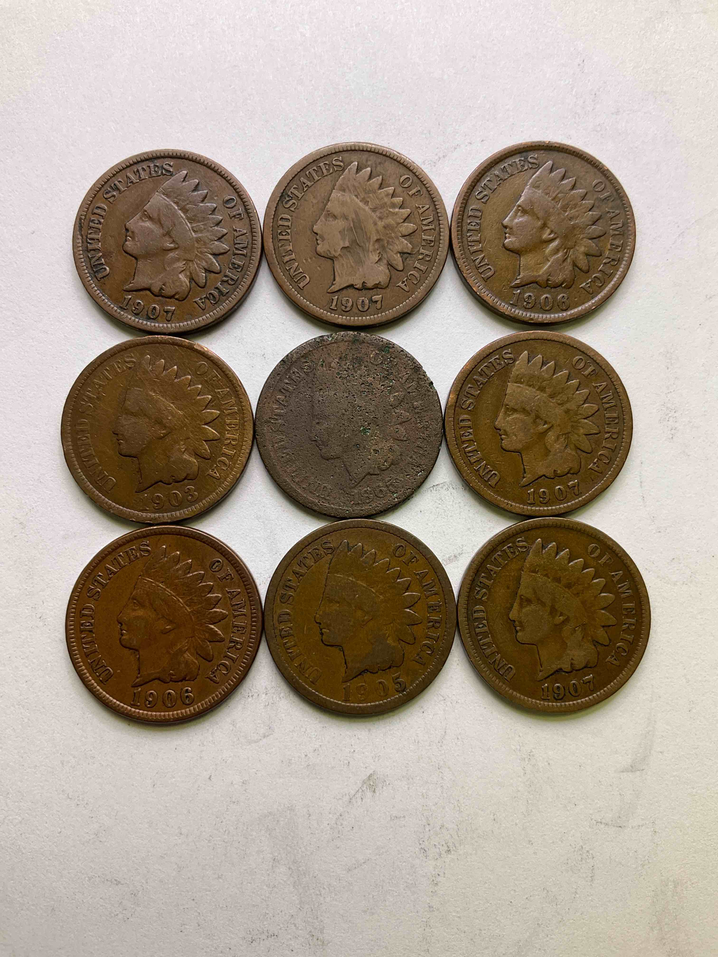 Indian Head Pennies Including Rare Civil War 1865 Treasure! These Gorgeous U.S. Pennies Were Minted From 1859-1909 & Have Become Serious Collector Items! The "Indian Head" Design Is Actually A Representation Of Lady Liberty Wearing An Indian Headdress. Here Are Beautiful, Well-Kept Examples Representing Many Different Mint Years! Great For Collecting, Investing & Learning History, & Rare With Visible Dates! 