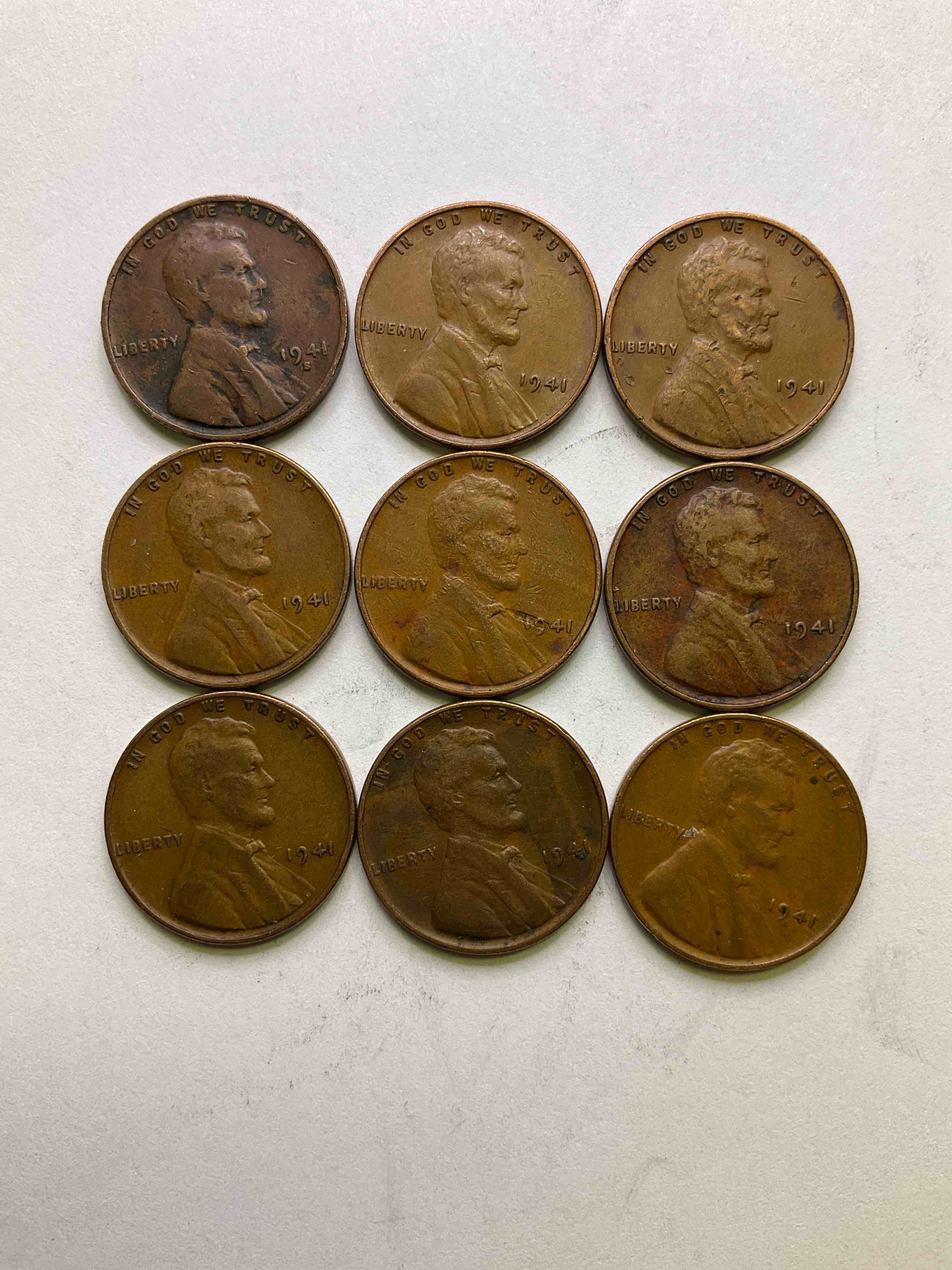 1941 WWII History! Check Out These Incredible Lincoln Pennies From The Year That Will Live In Infamy... 1941 When On Dec 7 Pearl Harbor Was Bombed & America Entered World War 2! Nearly Impossible To Collect & Incredible Pieces Of History!