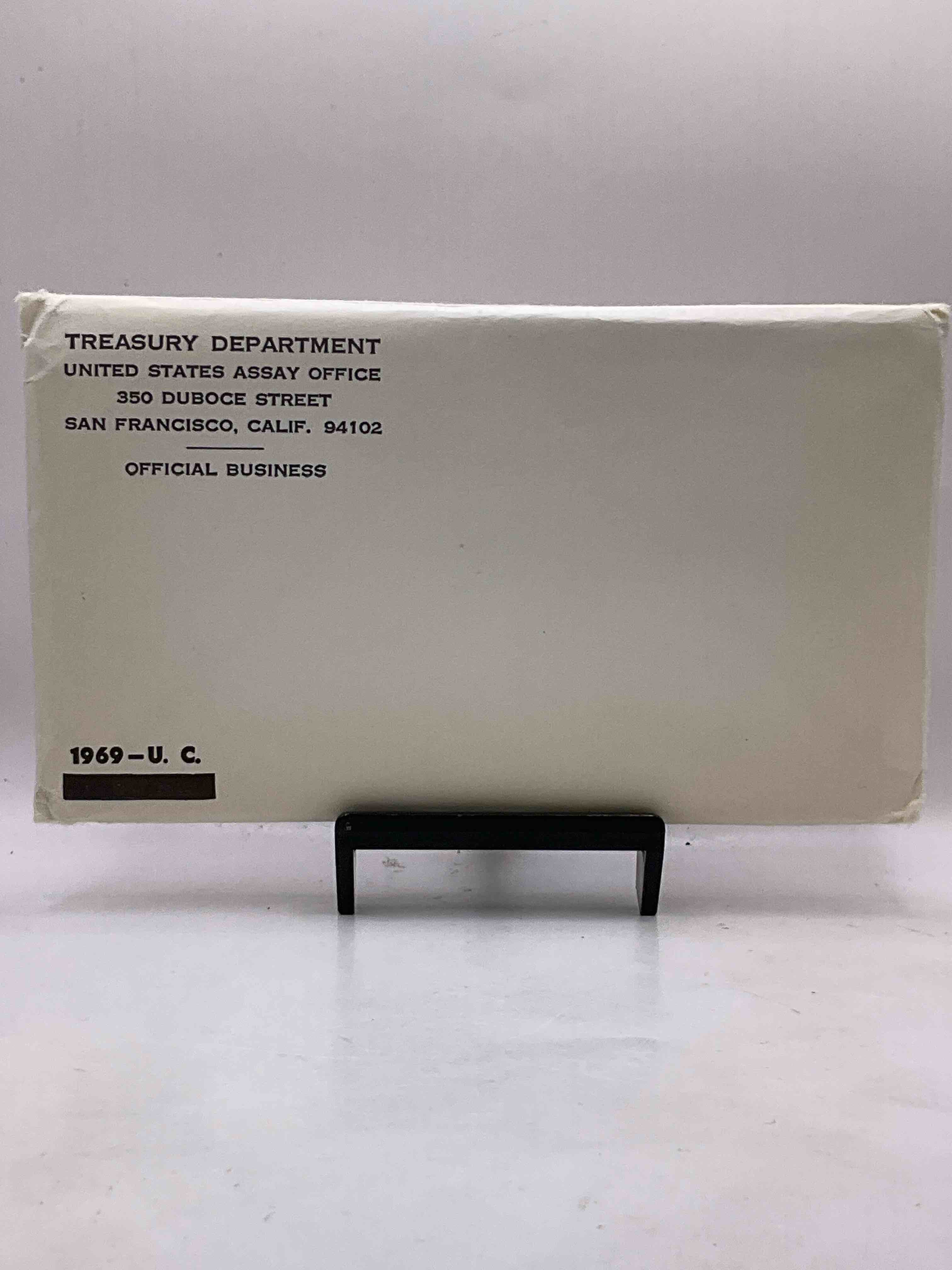 1969 Moon Landing History! Year Of The Moon Landing, Includes Silver! Check Out This 1969 Uncirculated Mint Set Issued From The U.S. Mint, Still In Its Original Envelope From The U.S. Treasury! Set Includes Both Mint Sets For 1969, Philadelphia & Denver! The Included Kennedy Half Dollar Is 40% Silver! Includes Each Coin Minted For That Year & Also An Exclusive Philly & Denver Mint Token. An Awesome Piece of History!