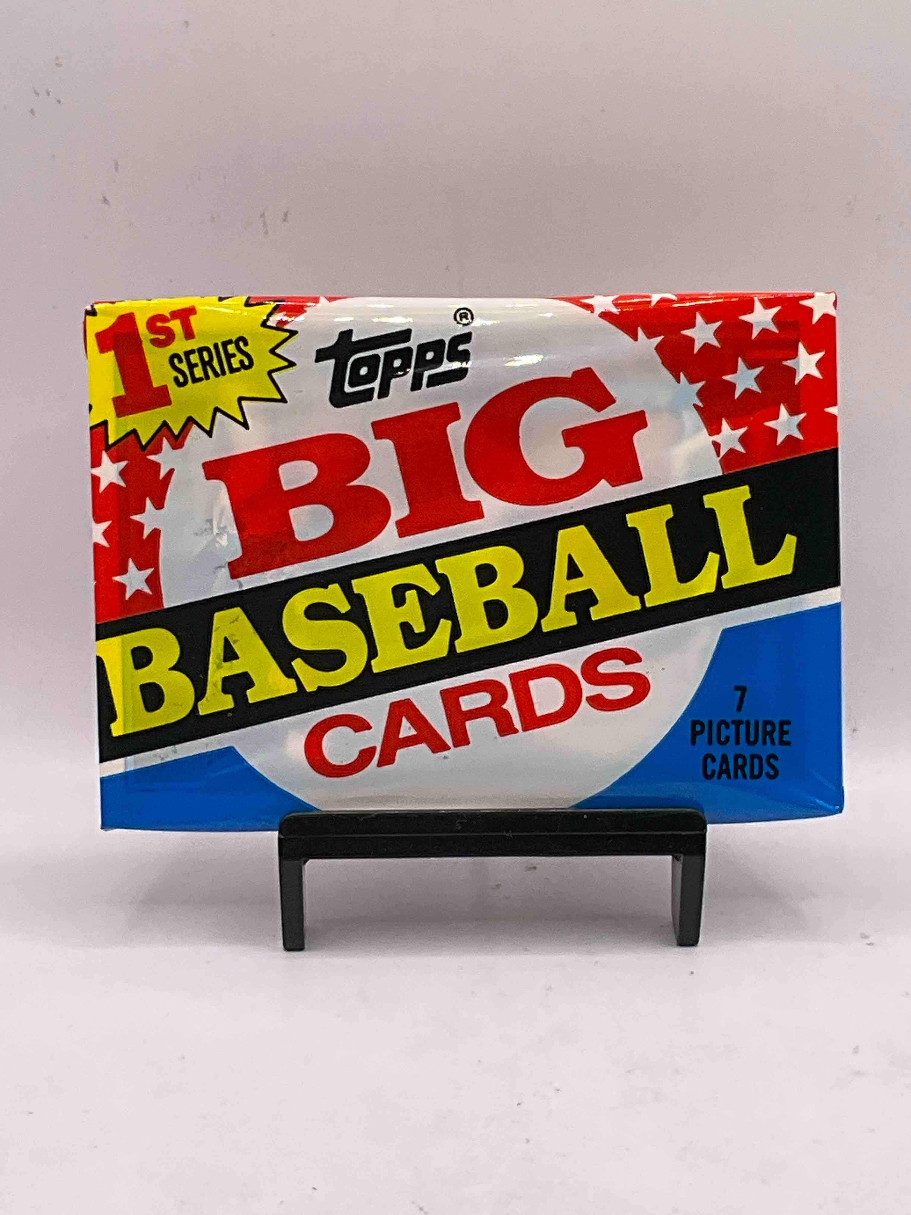1989 Big Baseball! Here's Something For Nostalgia Fans! 1989 Topps Big Baseball Sealed Card Pack, 1st Series, Direct From Original Retail Case! 1989 Year Hard To Find! Search For Valuable Cards From Don Mattingly, Mark McGwire & Barry Bonds!