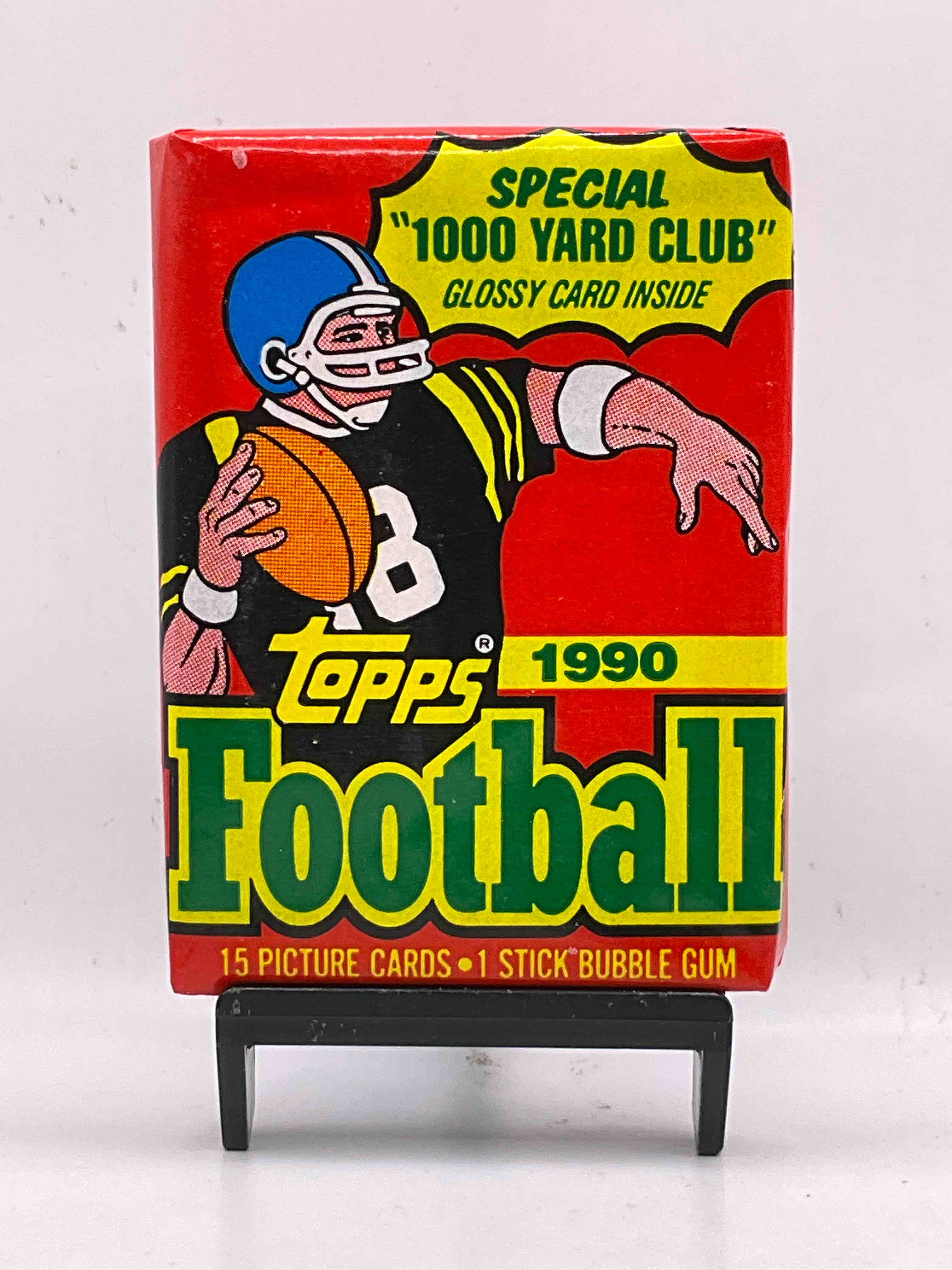 Joe Montana, Emmitt Smith & Barry Sanders!? 1990 Topps Football Unopened Sports Card Wax Pack, Direct From Original Retail Box! Getting Hard To Find! Search For Early Barry Sanders & Jerry Rice & So Much More!