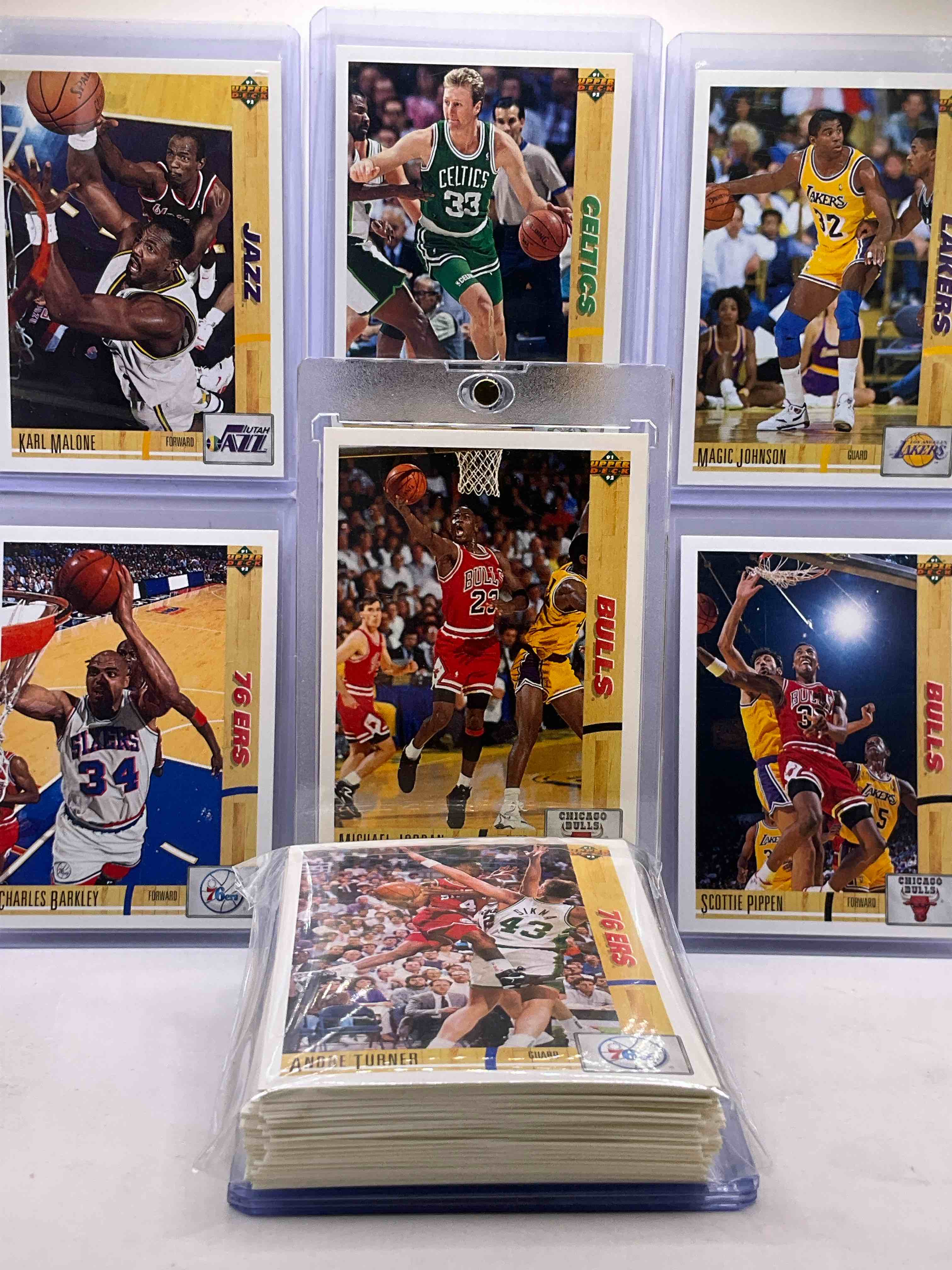 1991-92 Upper Deck Basketball! Michael Jordan, Scottie Pippen, Magic Johnson, Charles Barkley, Larry Bird, Reggie Miller & More! 50 Card Craziness! 1991-92 Upper Deck, Wild Cards! 