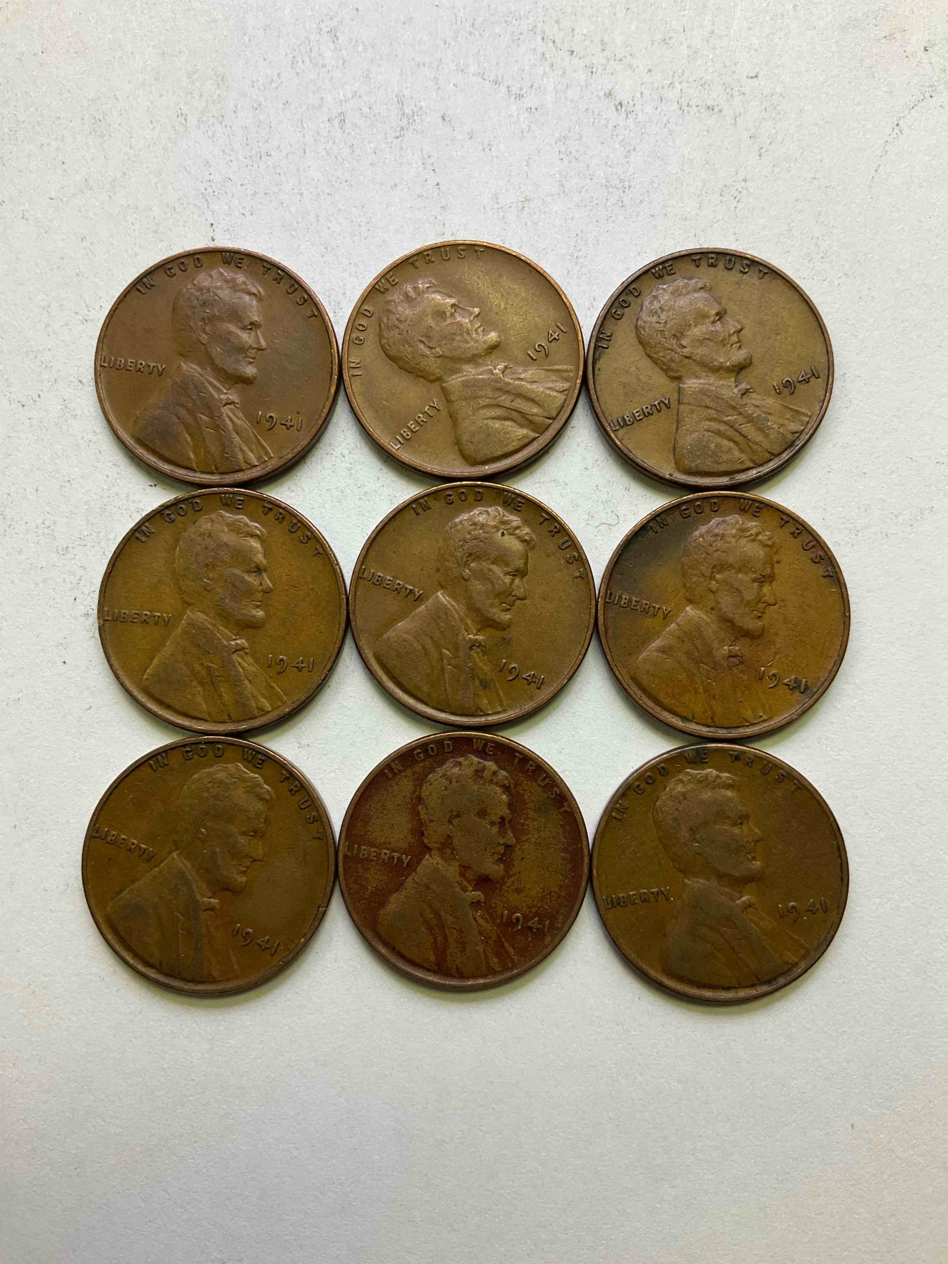 1941 WWII History! Check Out These Incredible Lincoln Pennies From The Year That Will Live In Infamy... 1941 When On Dec 7 Pearl Harbor Was Bombed & America Entered World War 2! Nearly Impossible To Collect & Incredible Pieces Of History!