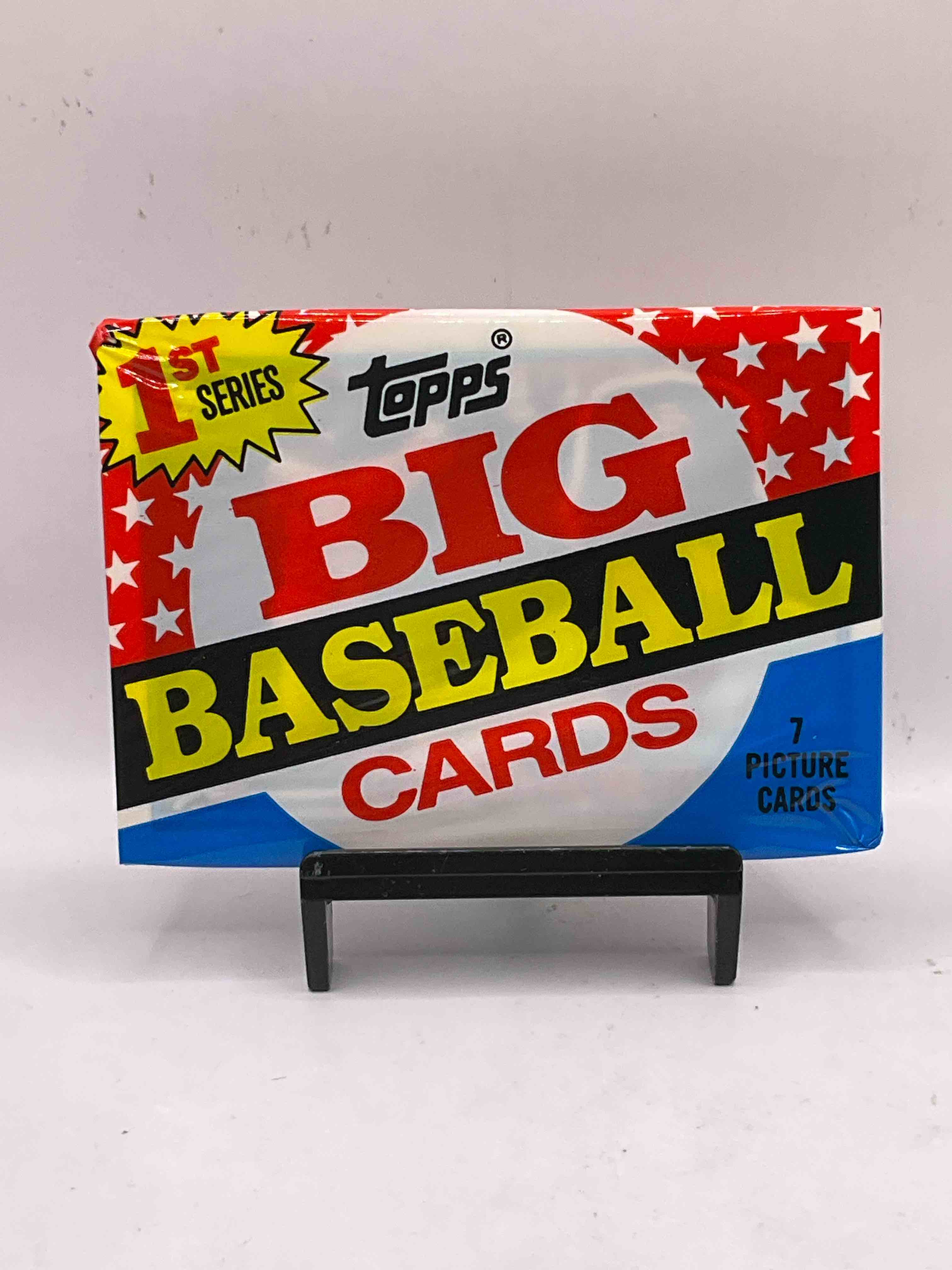1989 Big Baseball! Here's Something For Nostalgia Fans! 1989 Topps Big Baseball Sealed Card Pack, 1st Series, Direct From Original Retail Case! 1989 Year Hard To Find! Search For Valuable Cards From Don Mattingly, Mark McGwire & Barry Bonds!