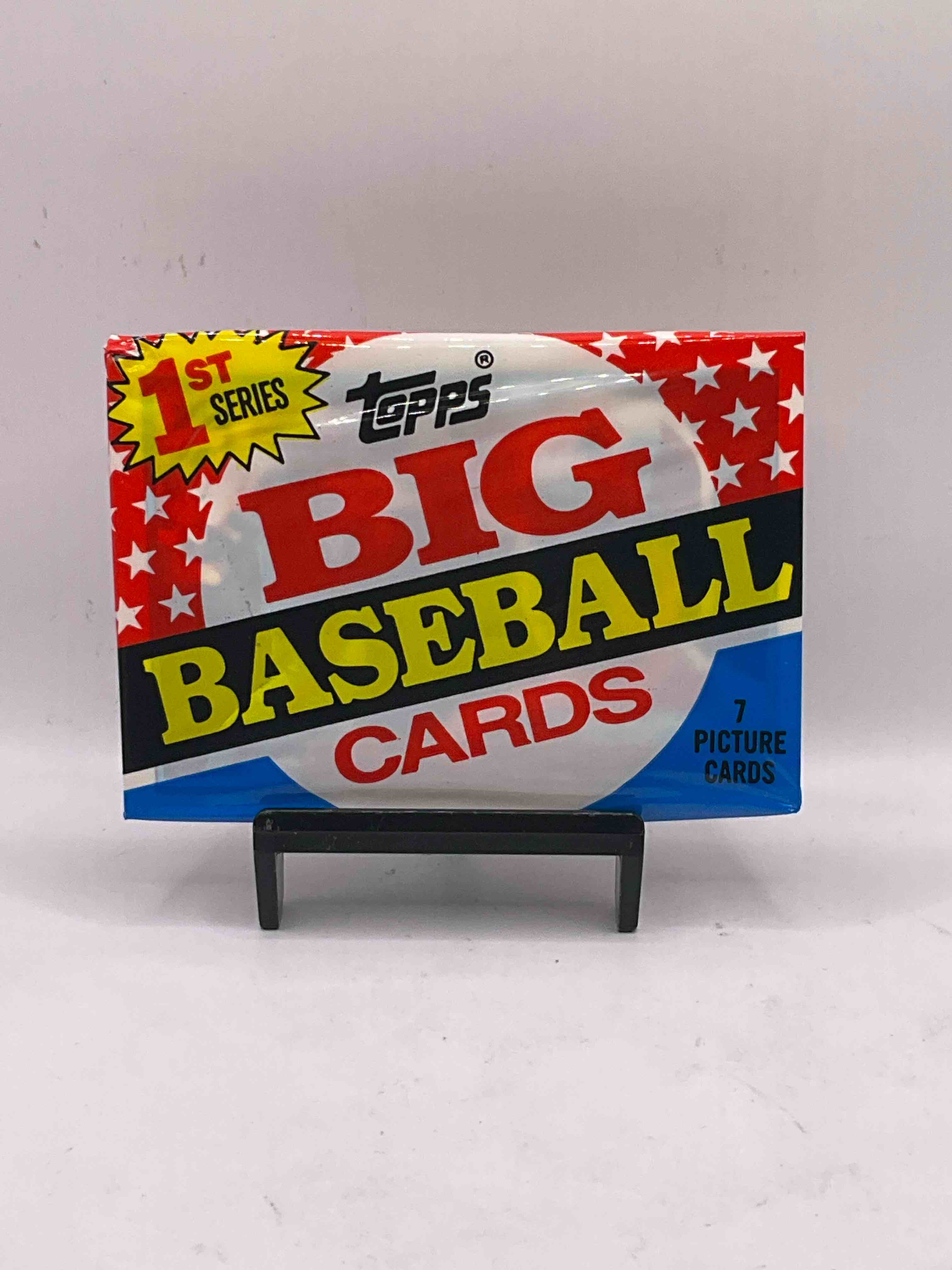 1989 Big Baseball! Here's Something For Nostalgia Fans! 1989 Topps Big Baseball Sealed Card Pack, 1st Series, Direct From Original Retail Case! 1989 Year Hard To Find! Search For Valuable Cards From Don Mattingly, Mark McGwire & Barry Bonds!
