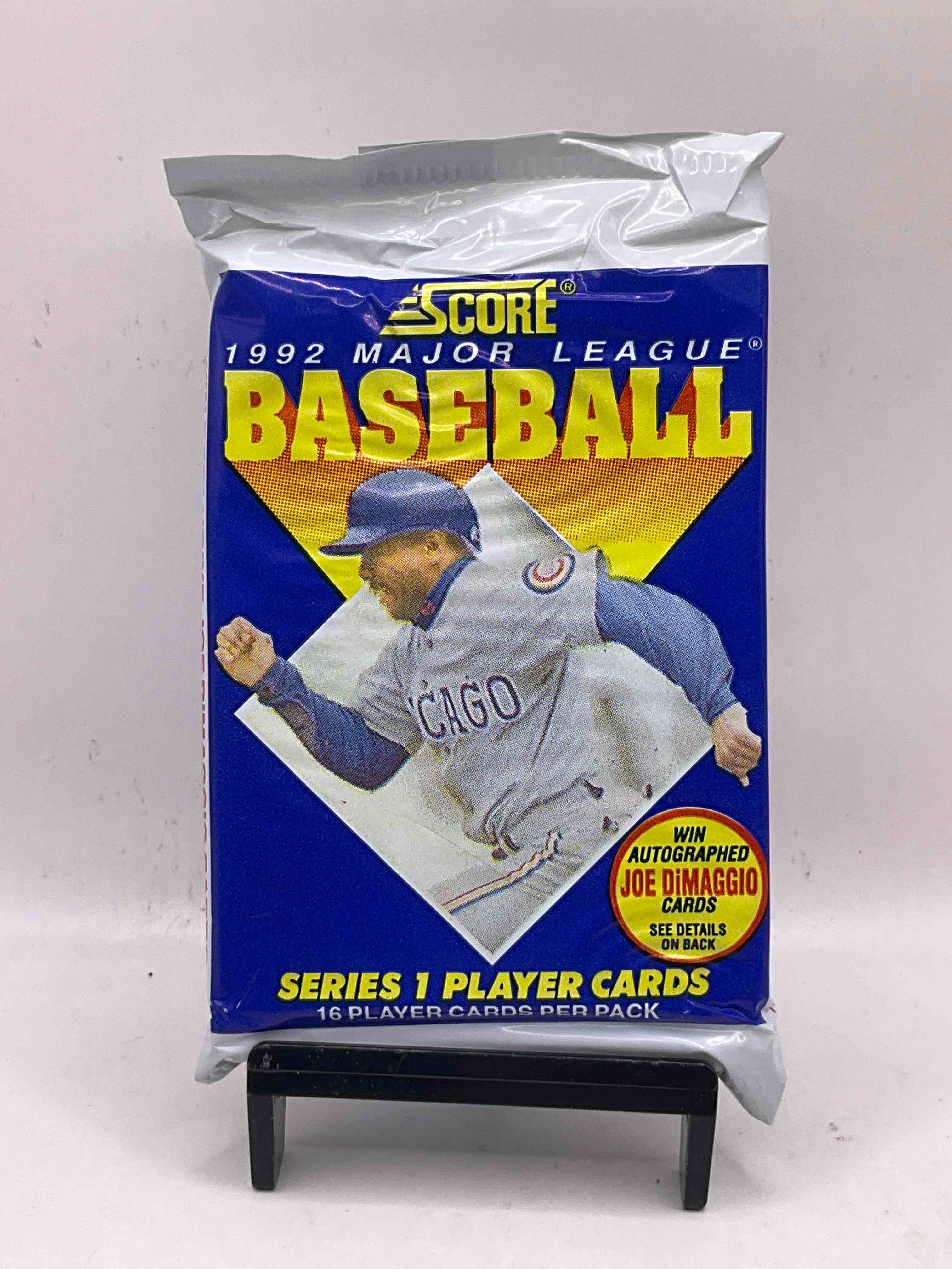 Joe DiMaggio Autograph!? You Could Pull One Of Only 2,495 Autographed Joe DiMaggio Cards From These Packs! What!? 1992 Score Baseball Packs, Search For Insane Cards, Including Limited Quantity Joe DiMaggio Signature Cards!
