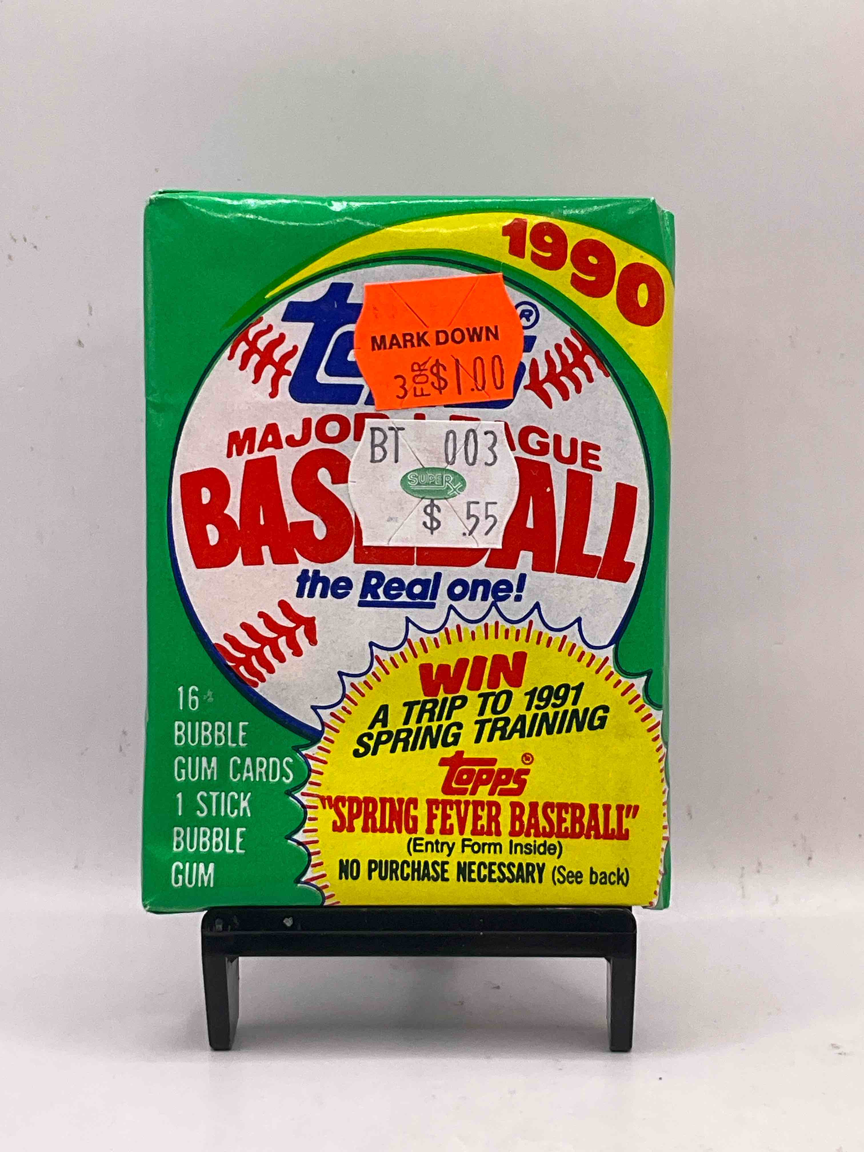 Possible Ken Griffey Jr Rookie Card! 1990 Topps Baseball Unopened Sports Card Wax Pack, Direct From Original Retail Case! Search For Card Collectibles Like “The Big Hurt" Frank Thomas Valuable Rookie & Error Cards (Error Cards Valued At $1,000 And Up!), & Early Ken Griffey Jr. All Star Rookie Card #336 (PSA 10 Value $350+) & So Much More!