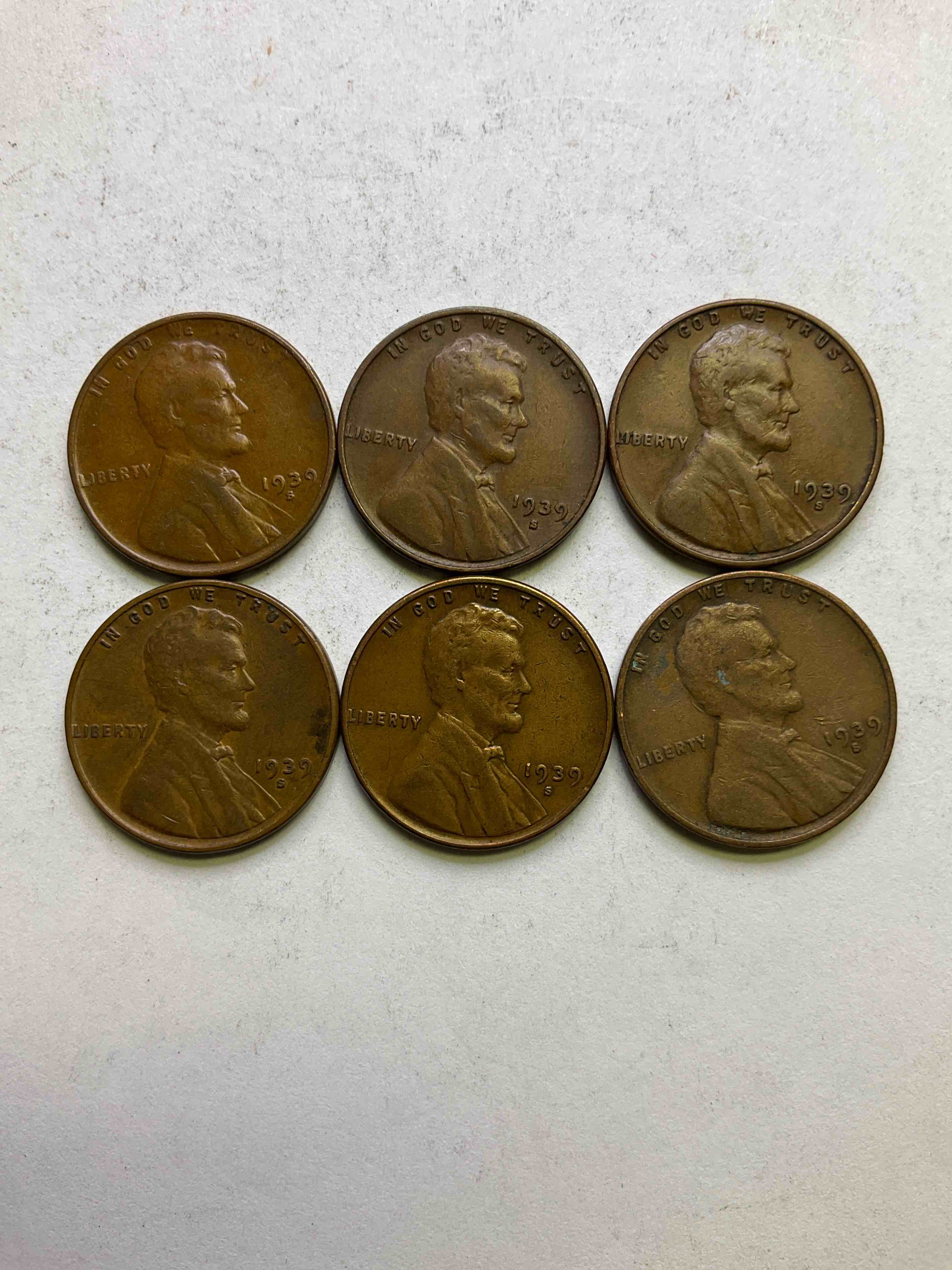 1939 World War Il Pennies! World War Il Started When Germany Invaded Poland in 1939, Here Are Awesome Rare Pieces of World War Il History. Very Hard to Find!