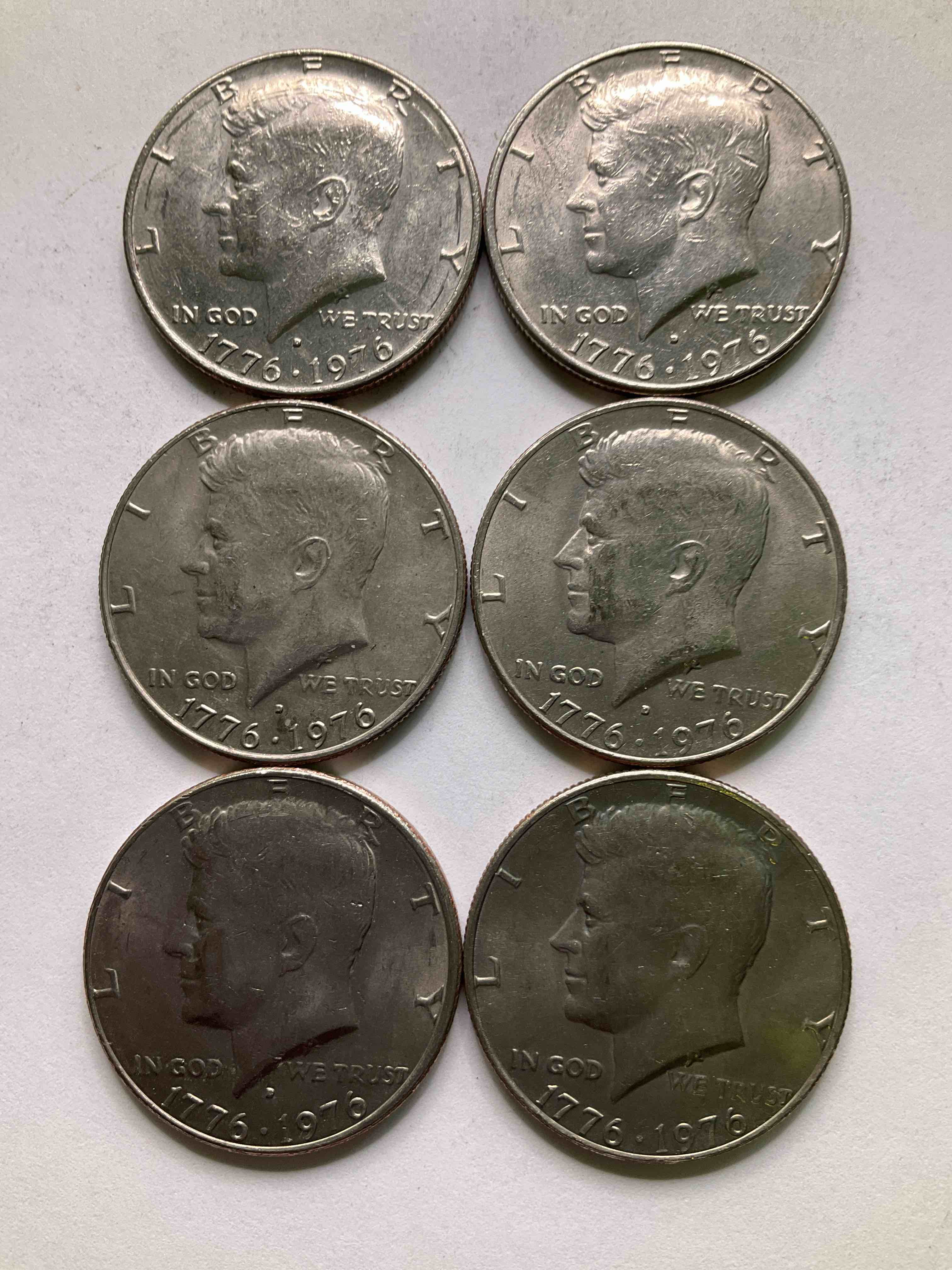 1976 Bicentennial Bliss! In 1976 The U.S. Mint Produced Coins Celebrating The 200 Year Anniversary Of America. Up For Auction Are Awesome Examples Of Kennedy Half Dollar Coins Produced For This... The Infamous Half Dollar & 200 Year Anniversary Edition! Highly Desirable For Collectors! Own Pieces Of History & Get Ready For America's 250 Year Anniversary Coming Soon!