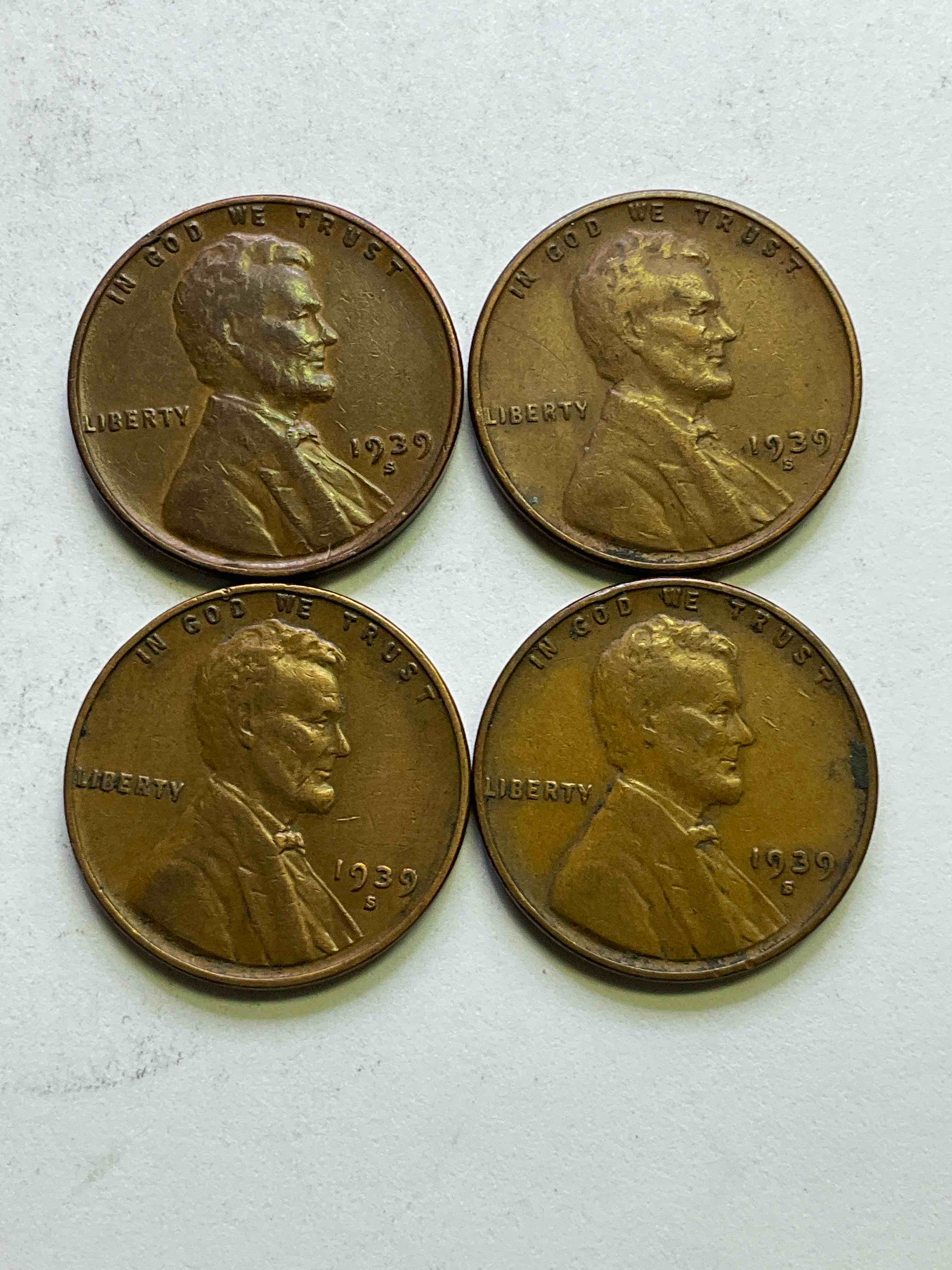 1939 World War Il Pennies! World War Il Started When Germany Invaded Poland in 1939, Here Are Awesome Rare Pieces of World War lI History. Very Hard to Find!